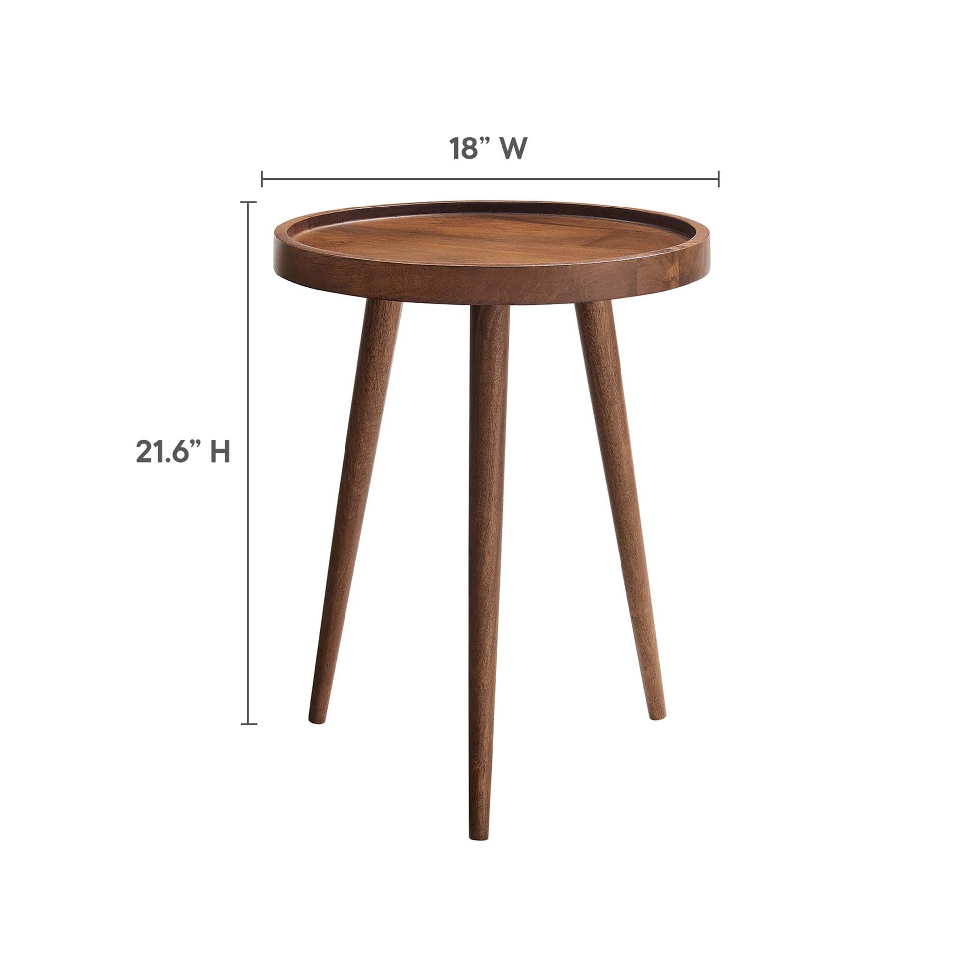 Chiro Round Wood Side Table by Modway - Best Buy Furniture