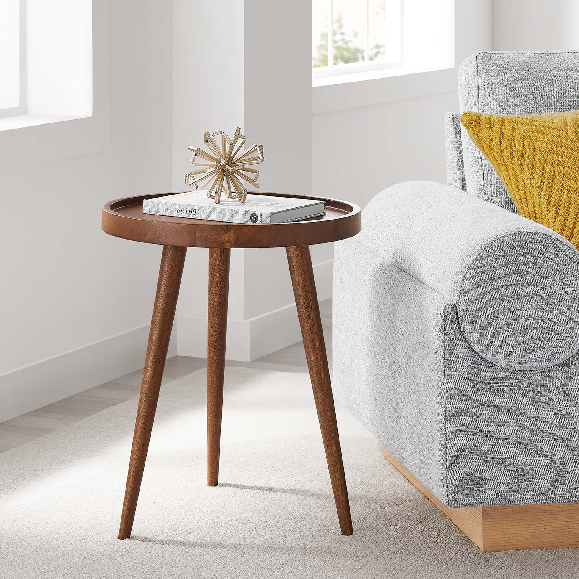 Chiro Round Wood Side Table by Modway - Best Buy Furniture
