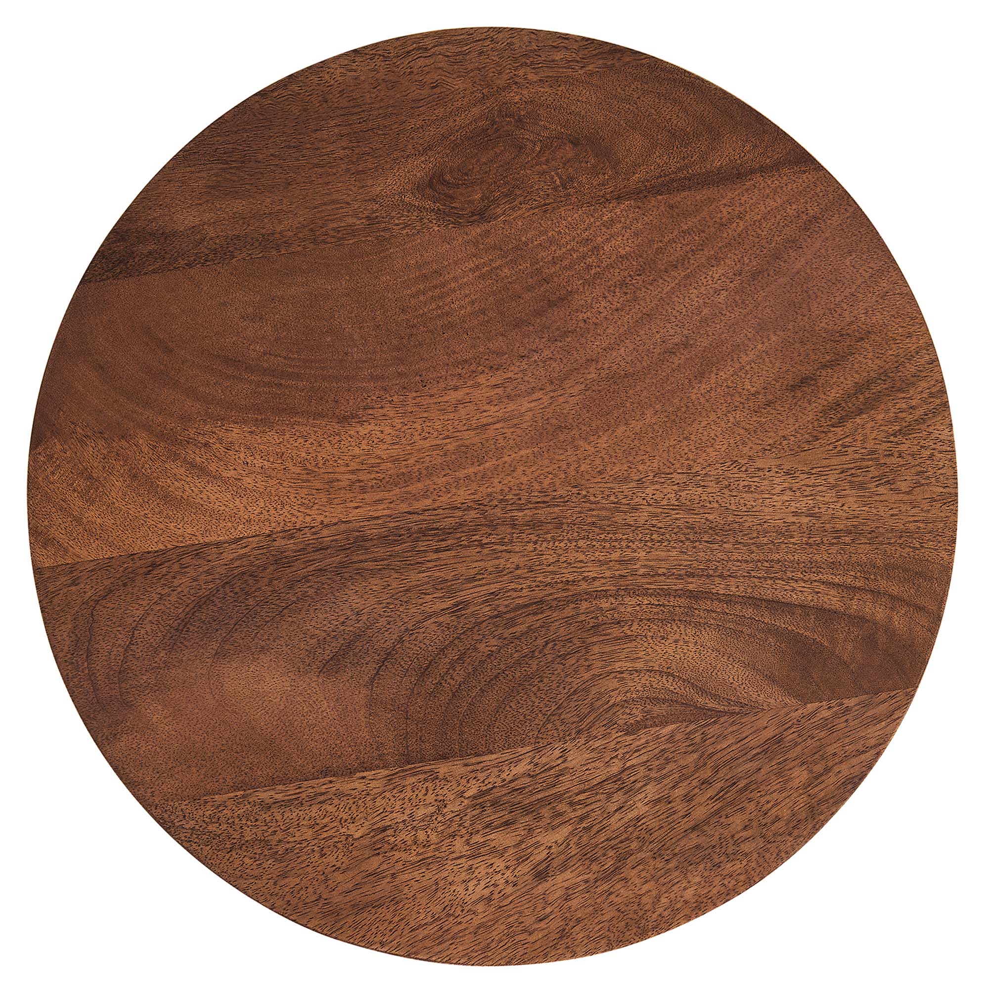 Valeo Round Wood and Metal Side Table by Modway - Best Buy Furniture
