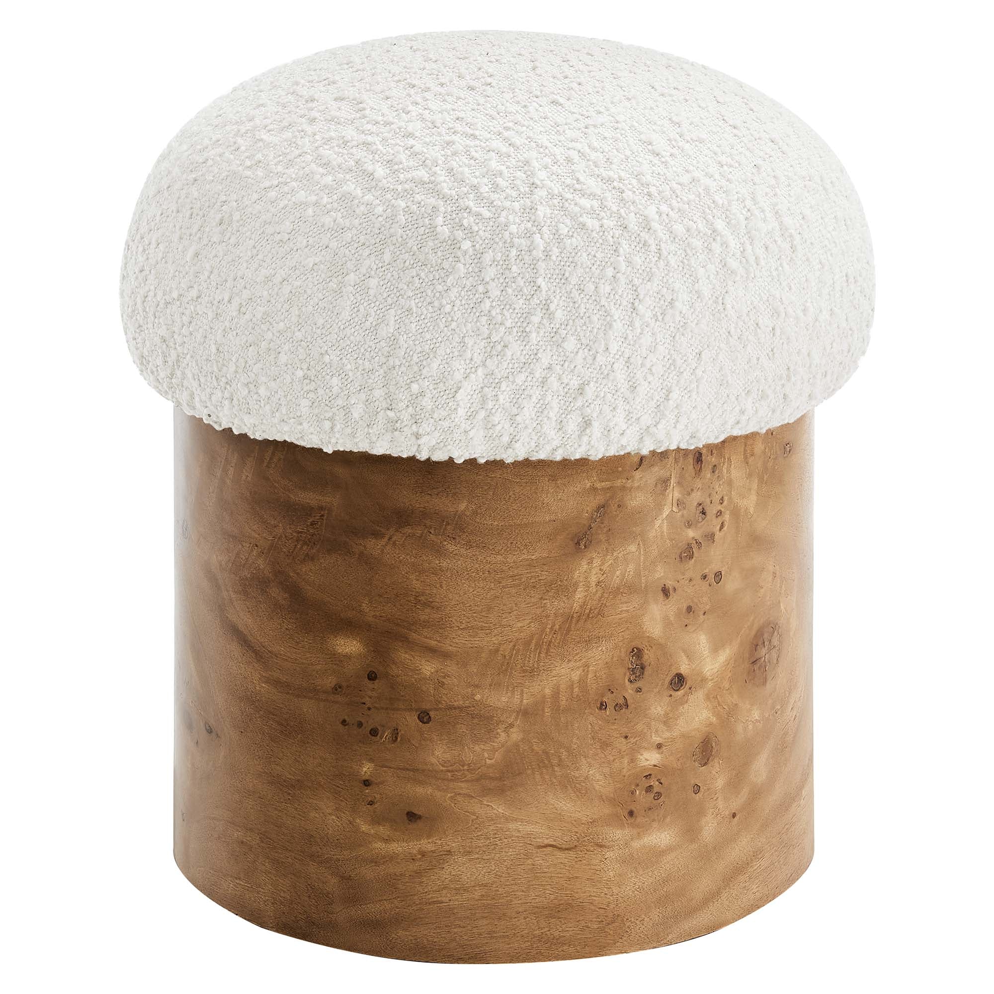 Breeze Boucle Upholstered Ottoman by Modway - Best Buy Furniture