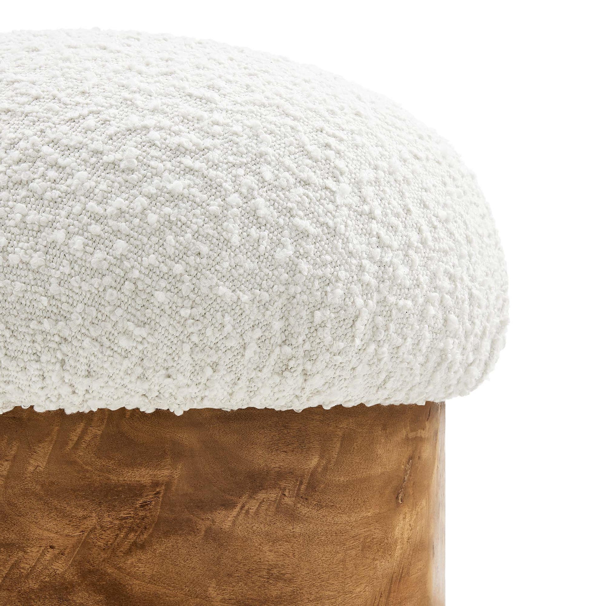 Breeze Boucle Upholstered Ottoman by Modway - Best Buy Furniture