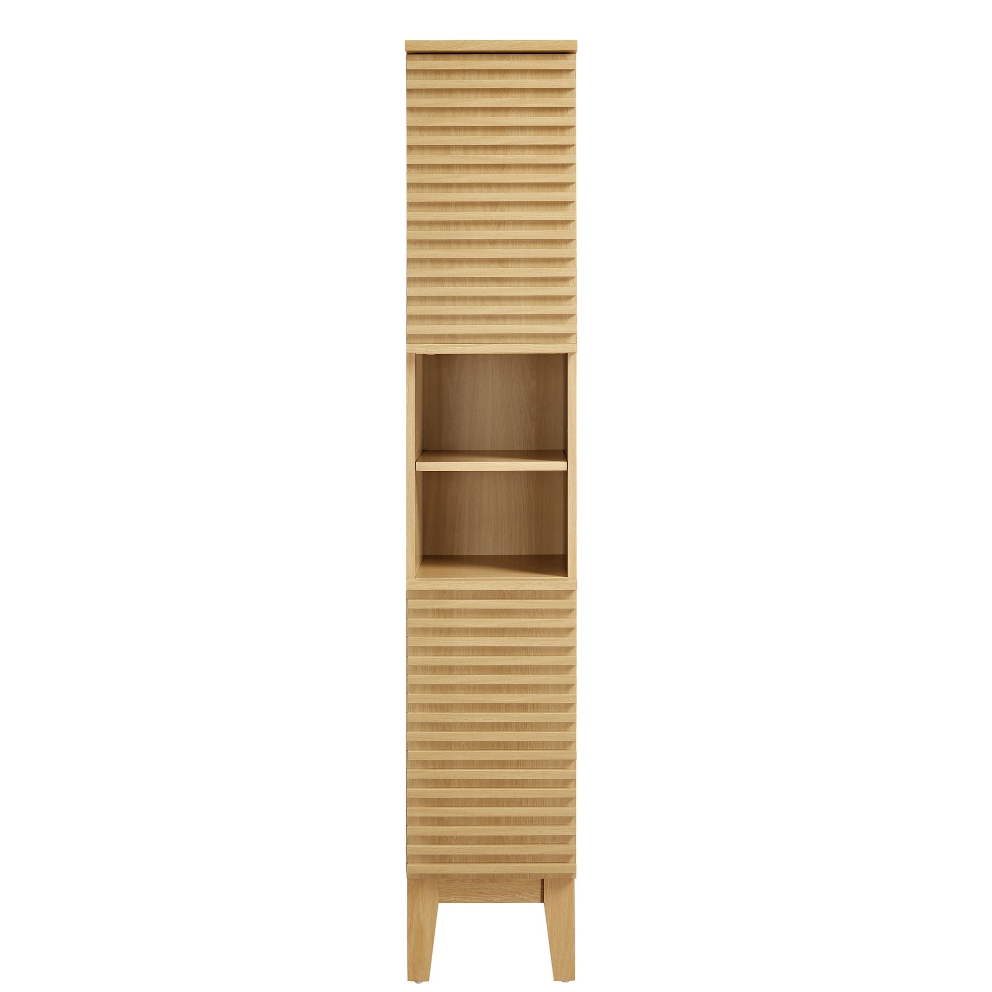 Render Tall Narrow Bathroom Storage Cabinet by Modway - Best Buy Furniture