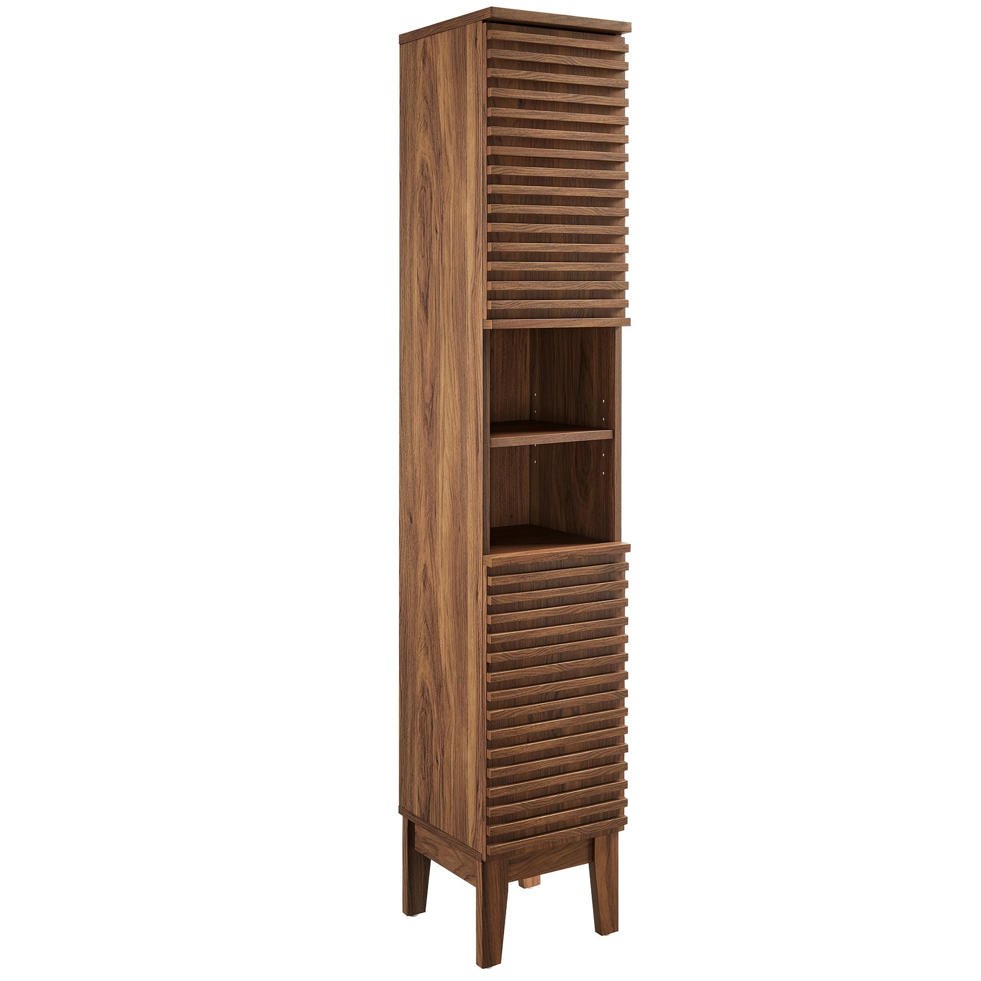 Render Tall Narrow Bathroom Storage Cabinet by Modway - Best Buy Furniture