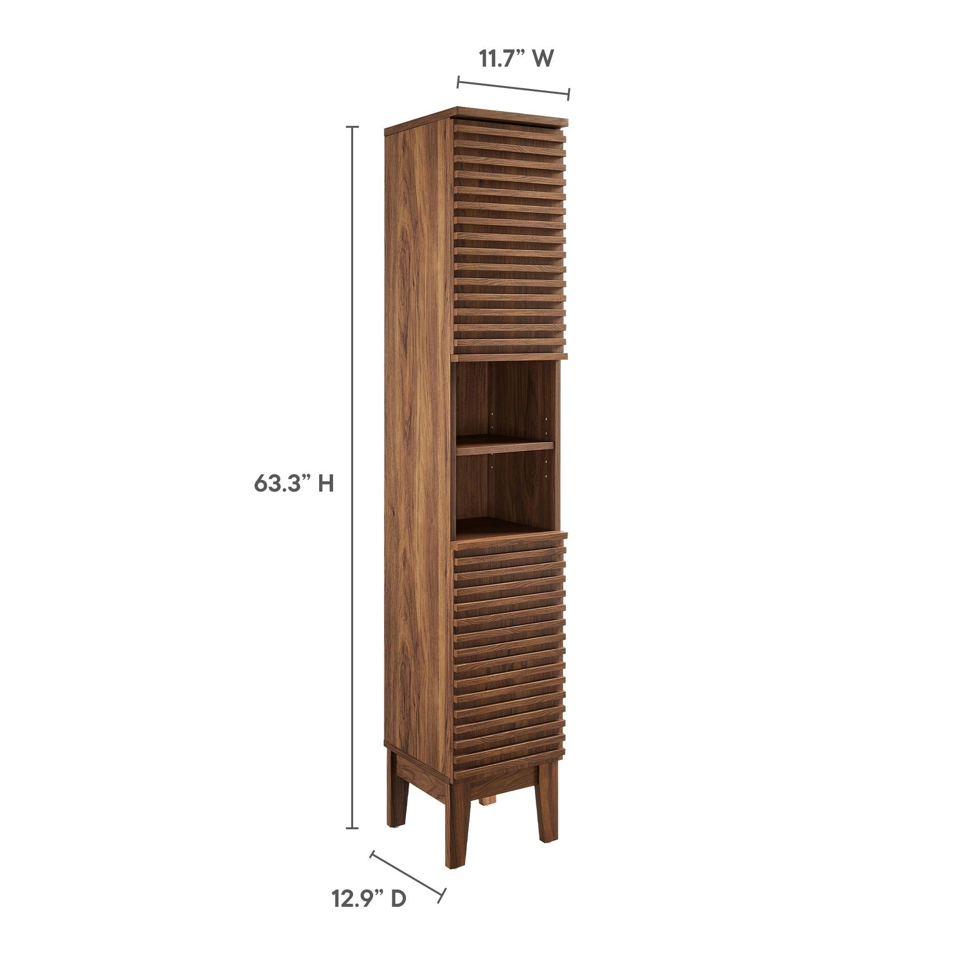 Render Tall Narrow Bathroom Storage Cabinet by Modway - Best Buy Furniture