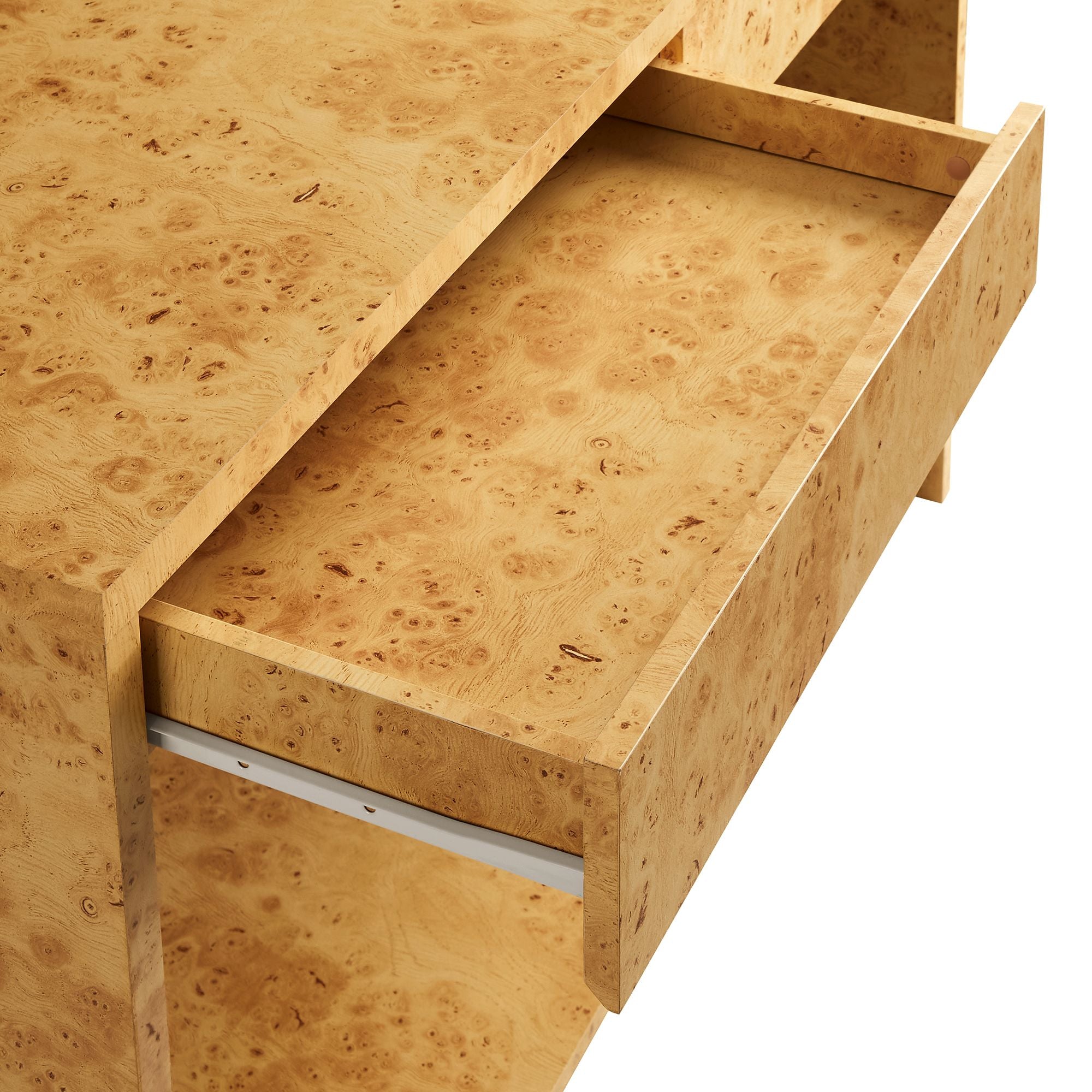 Hudson 2-Drawer Burl Wood Console Table by Modway - Best Buy Furniture