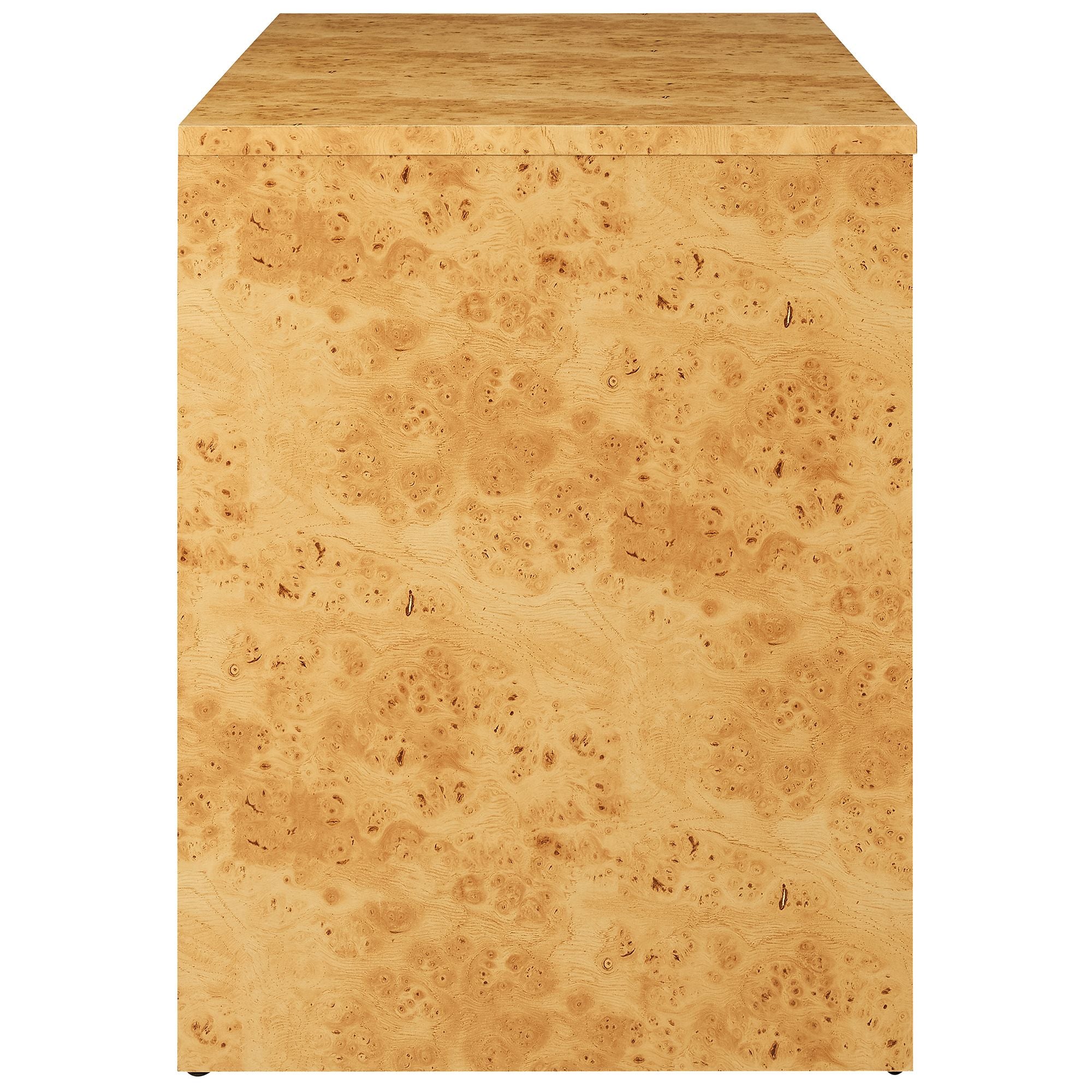 Hudson 2-Drawer Burl Wood Desk by Modway - Best Buy Furniture