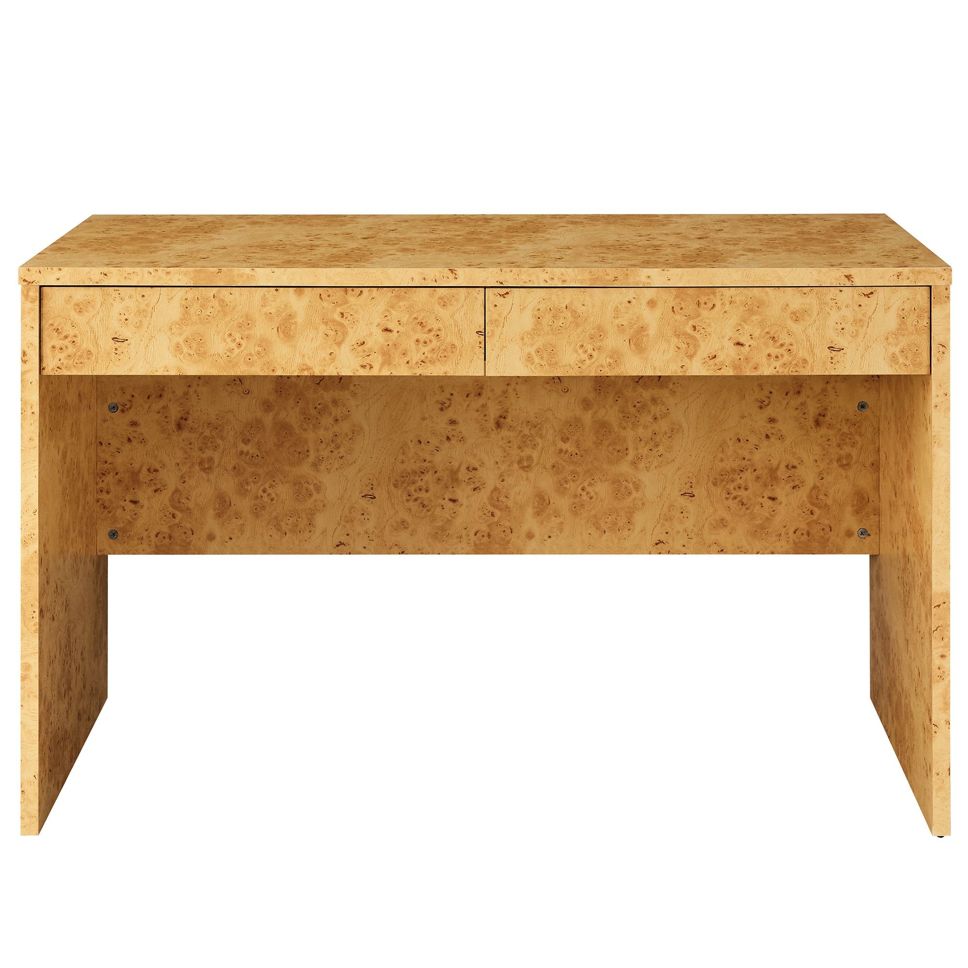 Hudson 2-Drawer Burl Wood Desk by Modway - Best Buy Furniture