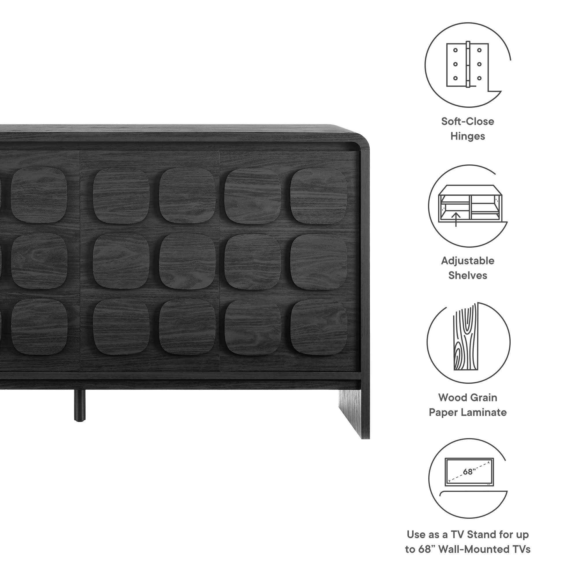 Toscana 61" Sideboard by Modway - Best Buy Furniture