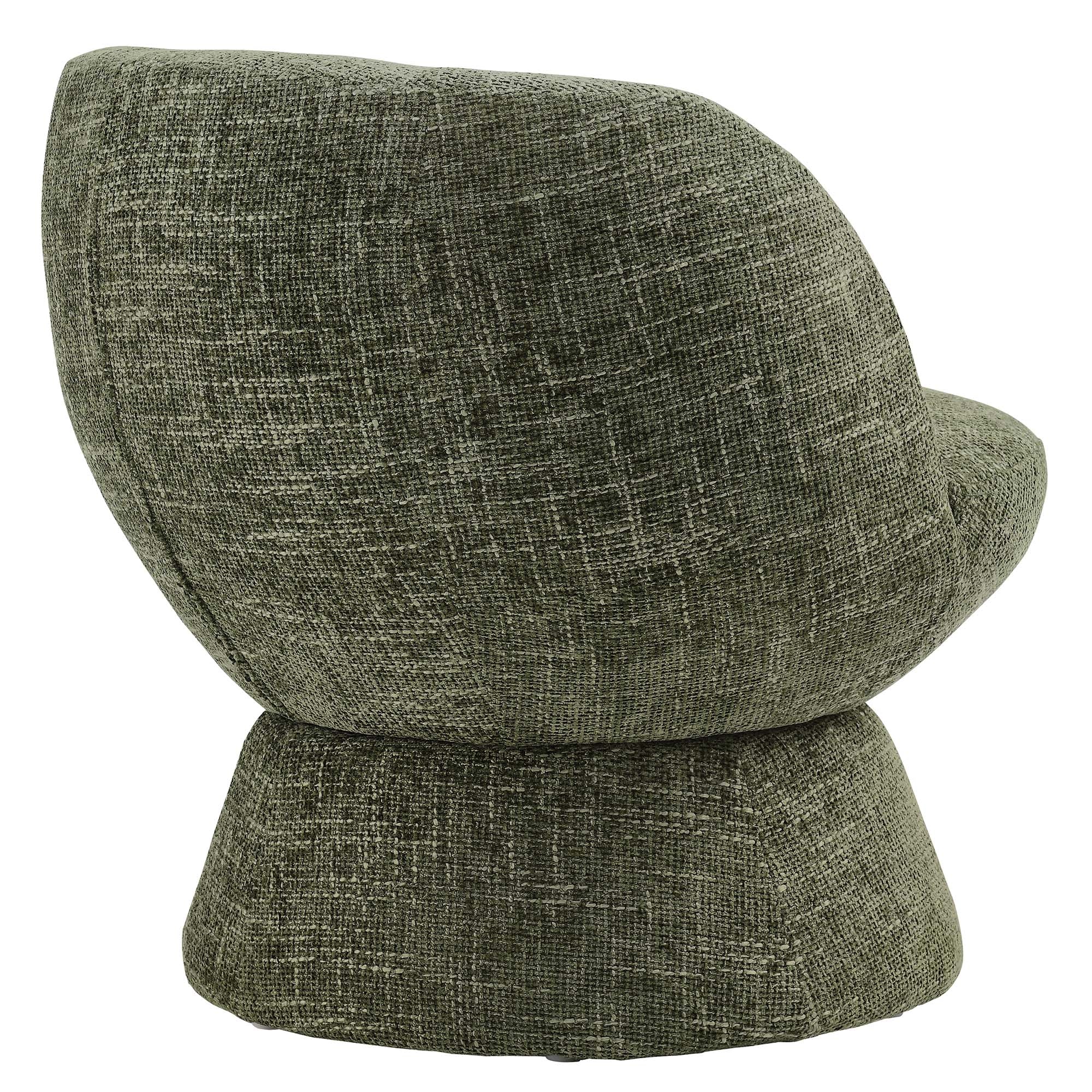 Vesta Chenille Fabric Upholstered Swivel Chair by Modway - Best Buy Furniture