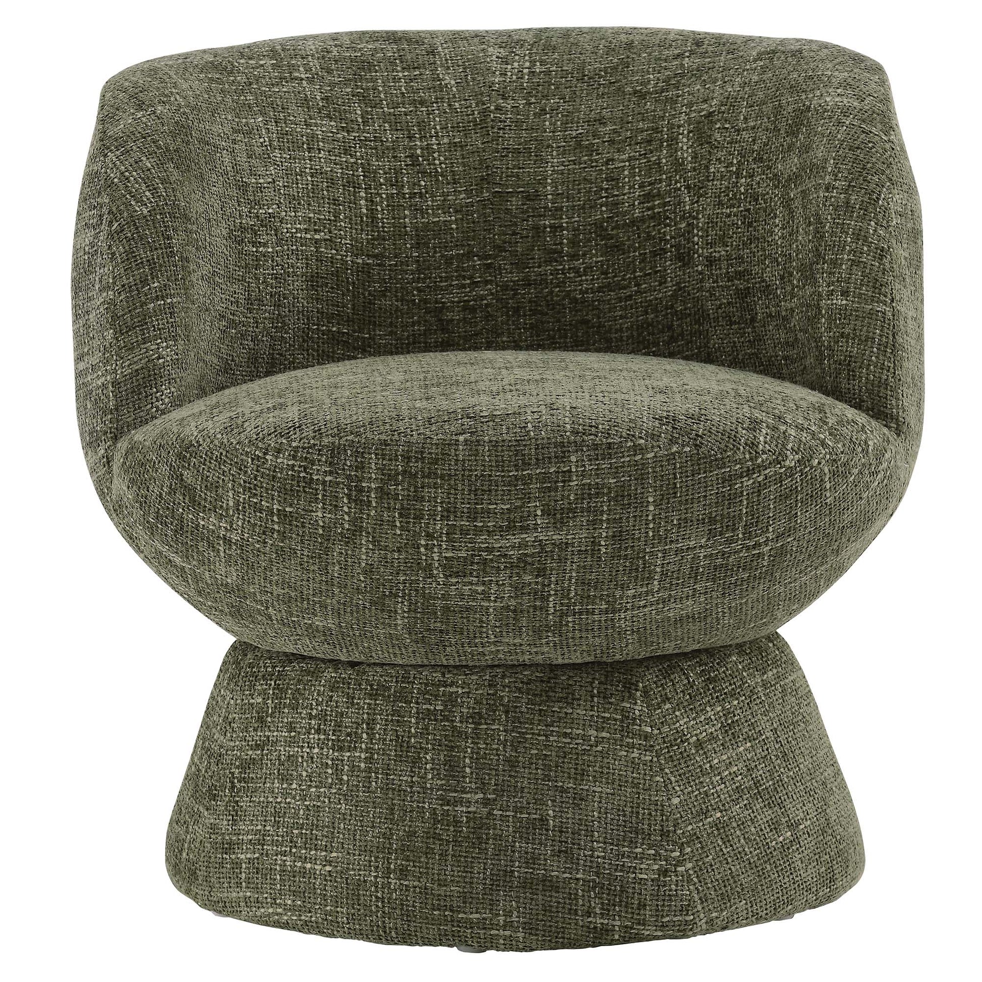 Vesta Chenille Fabric Upholstered Swivel Chair by Modway - Best Buy Furniture