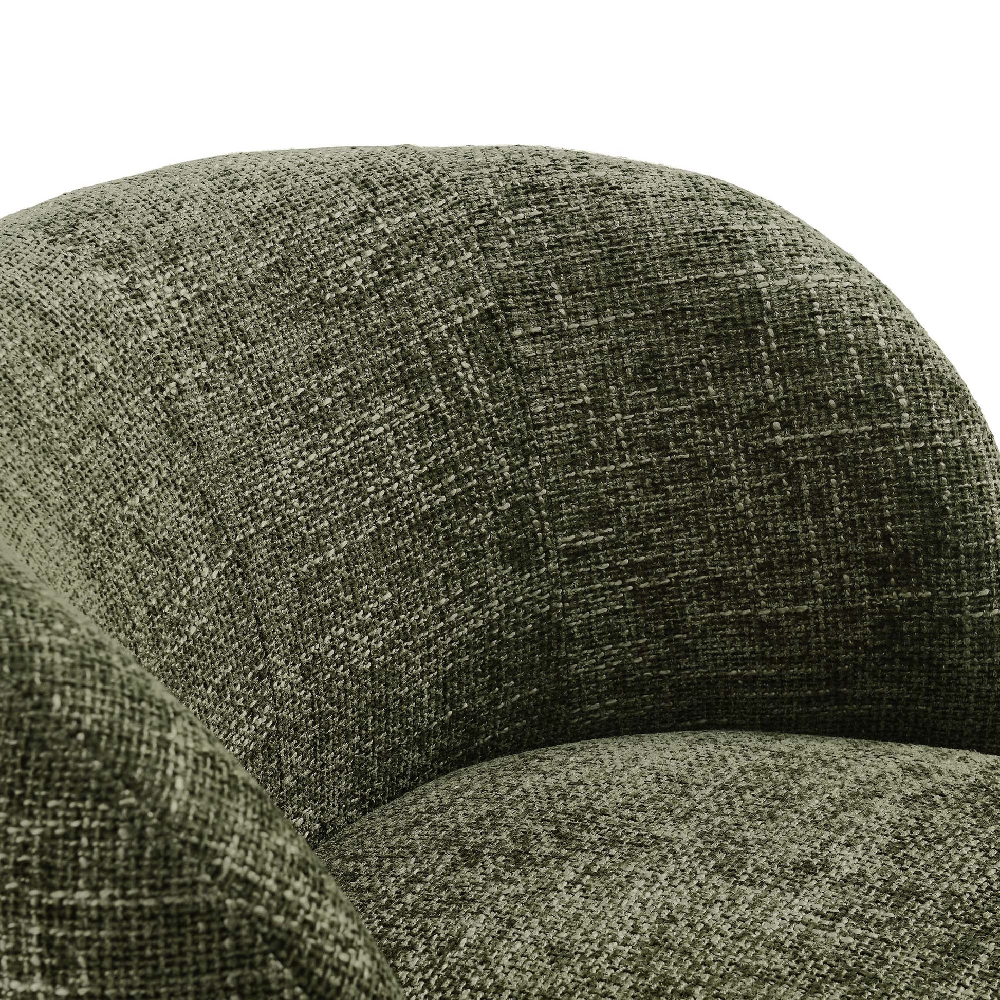 Vesta Chenille Fabric Upholstered Swivel Chair by Modway - Best Buy Furniture