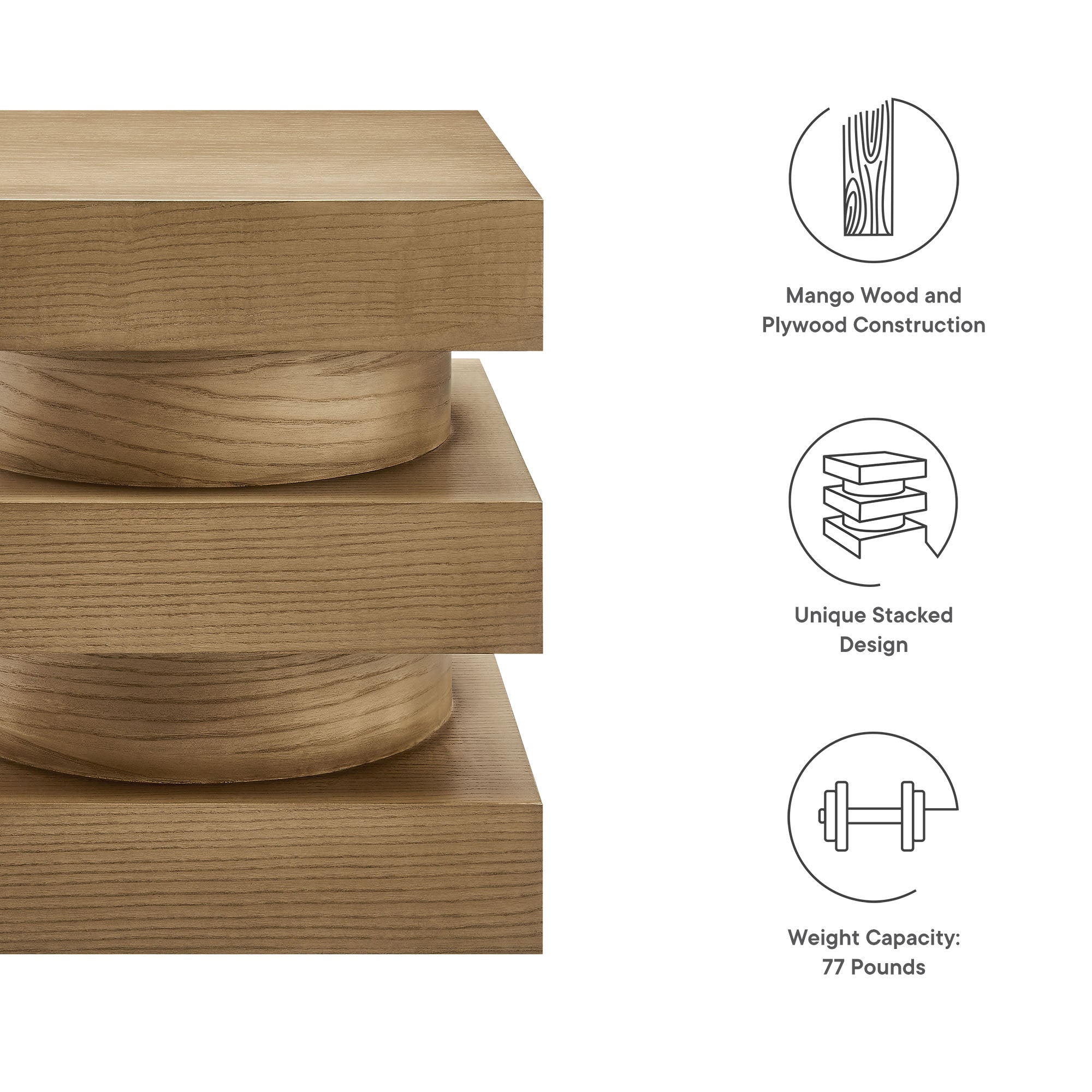 Perpetuate Totem End Table by Modway - Best Buy Furniture