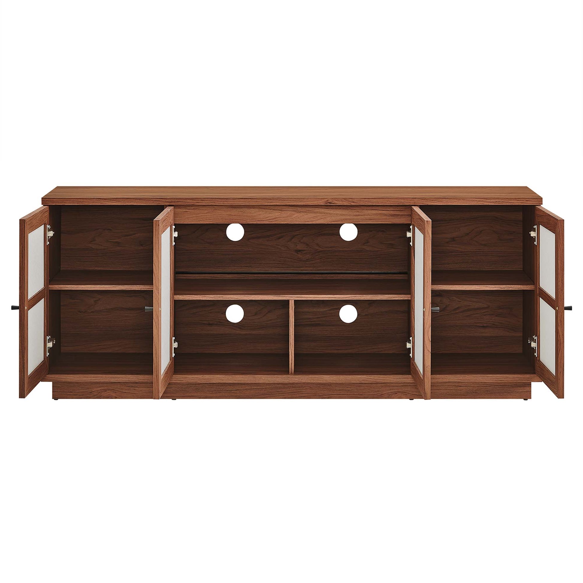 Capri 63" Wood Grain TV Console by Modway - Best Buy Furniture