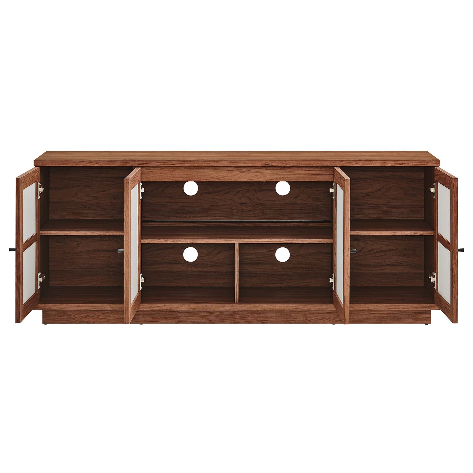 Capri 63" Wood Grain TV Console by Modway - Best Buy Furniture