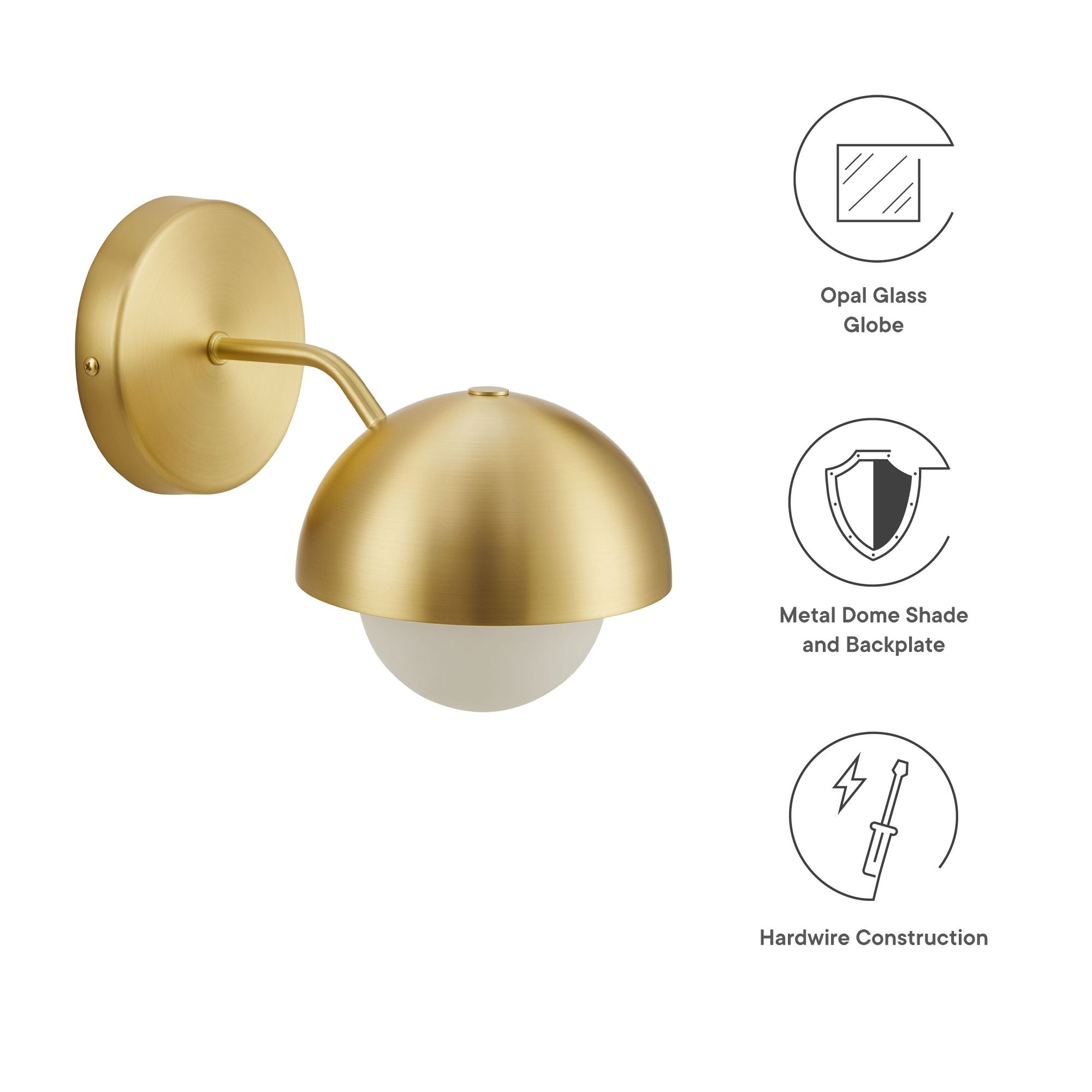 Eclipse Globe Wall Sconce by Modway - Best Buy Furniture