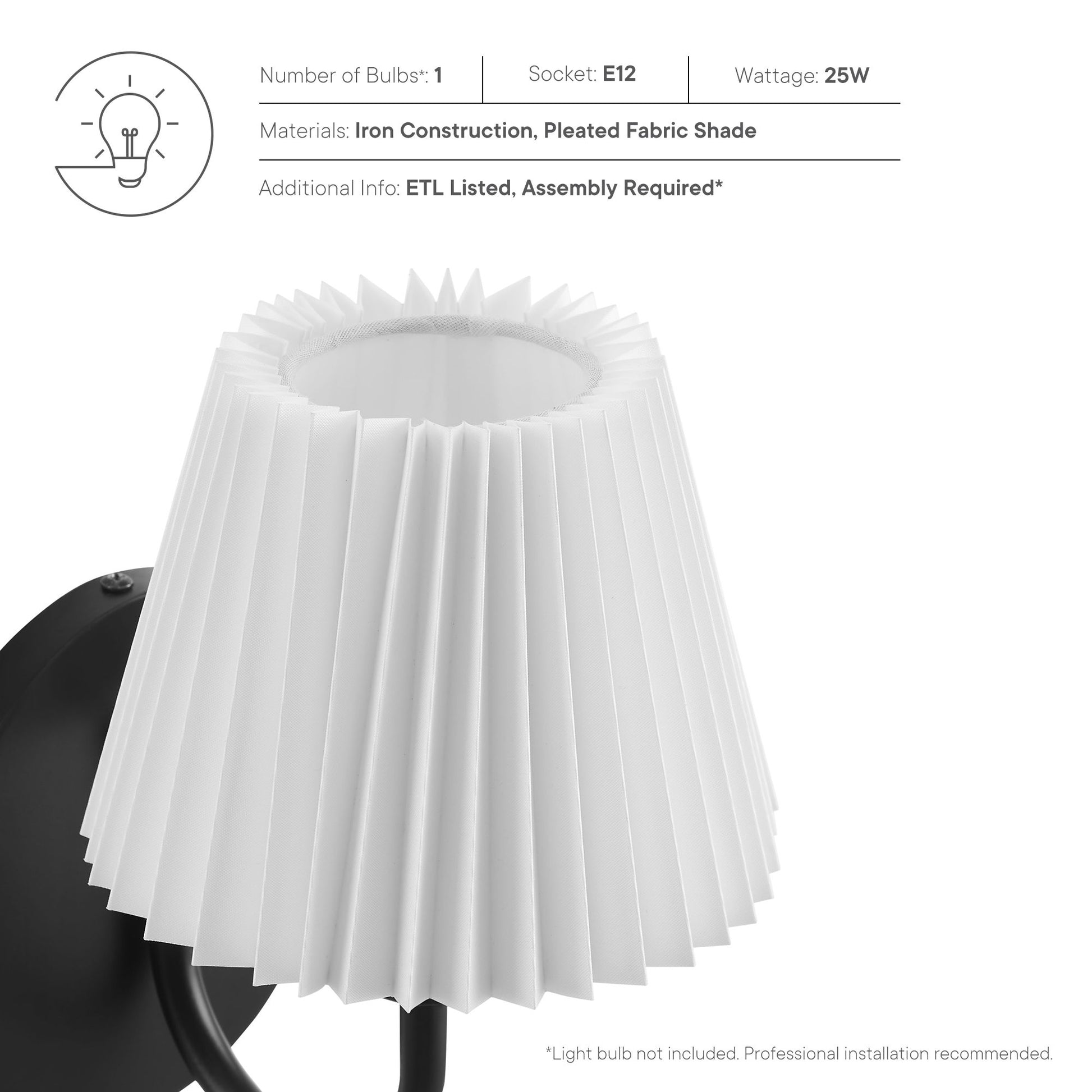 Wave Wall Sconce by Modway - Best Buy Furniture