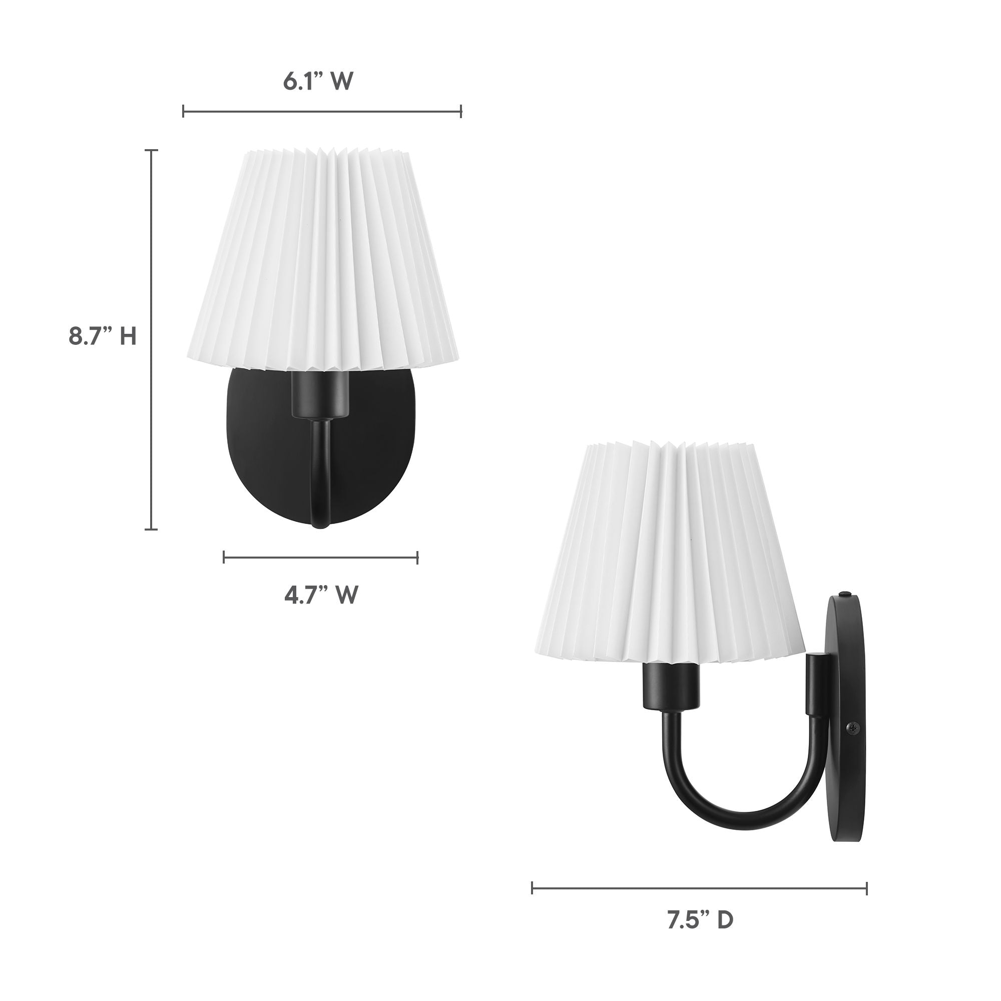 Wave Wall Sconce by Modway - Best Buy Furniture