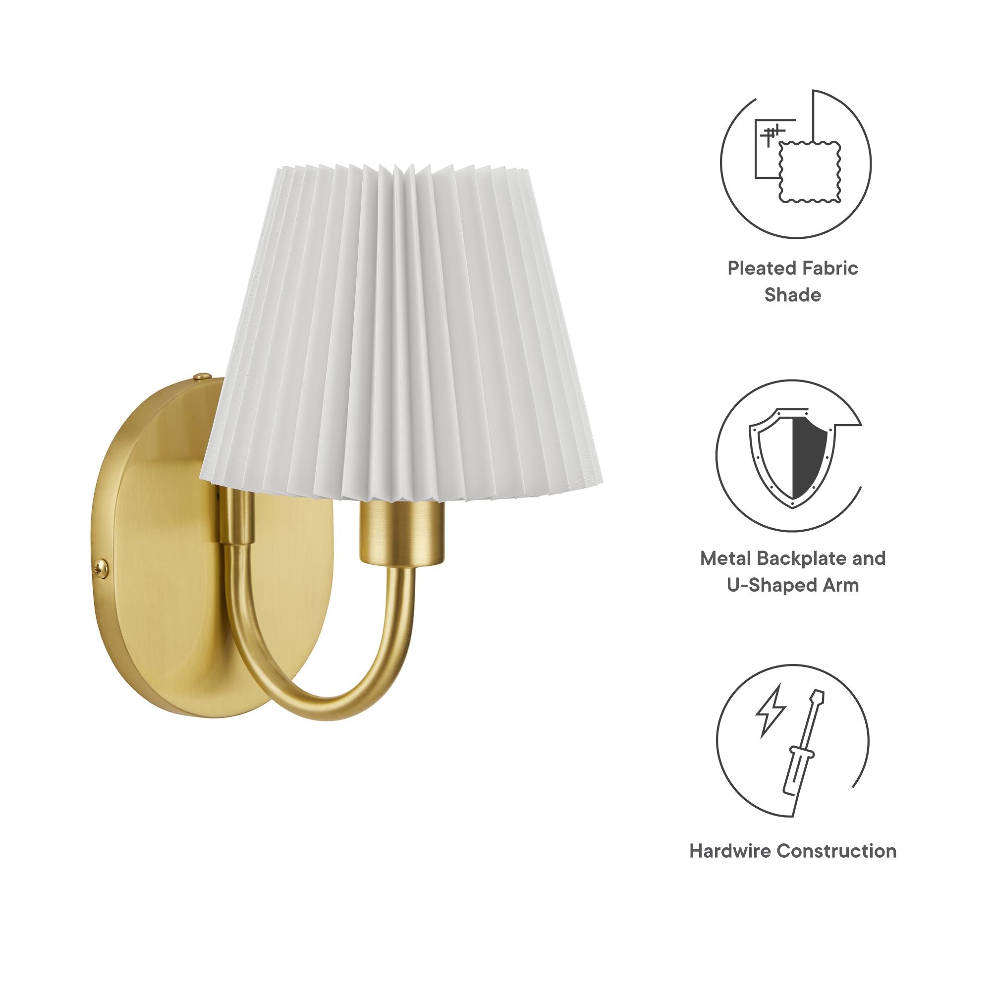 Wave Wall Sconce by Modway - Best Buy Furniture