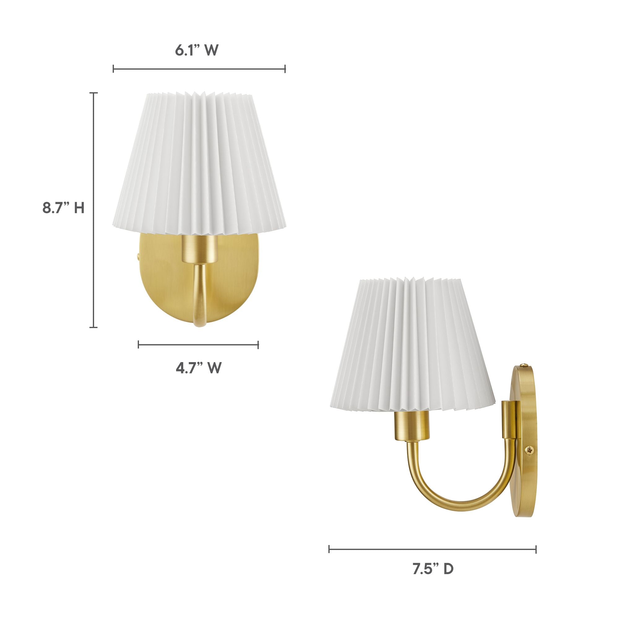 Wave Wall Sconce by Modway - Best Buy Furniture