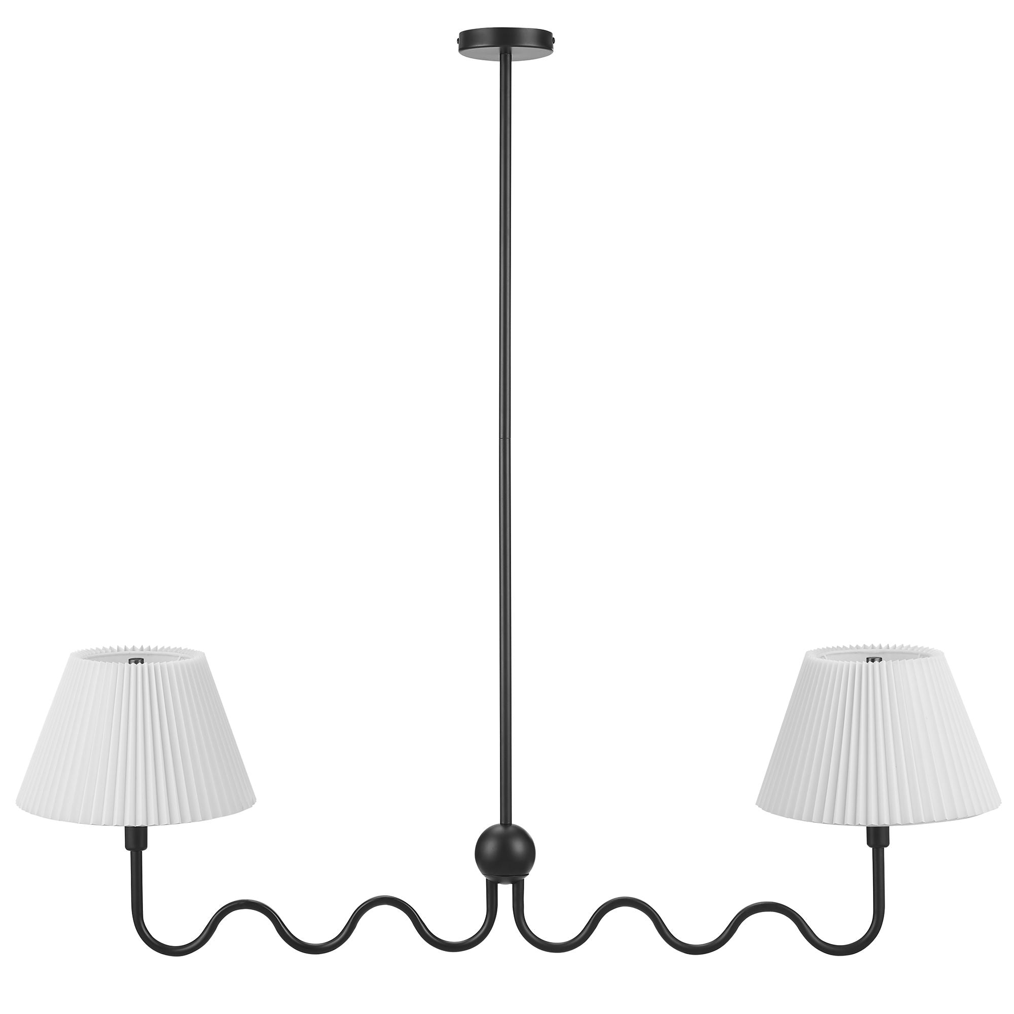 Wave Squiggle 2-Arm Pendant Light by Modway - Best Buy Furniture