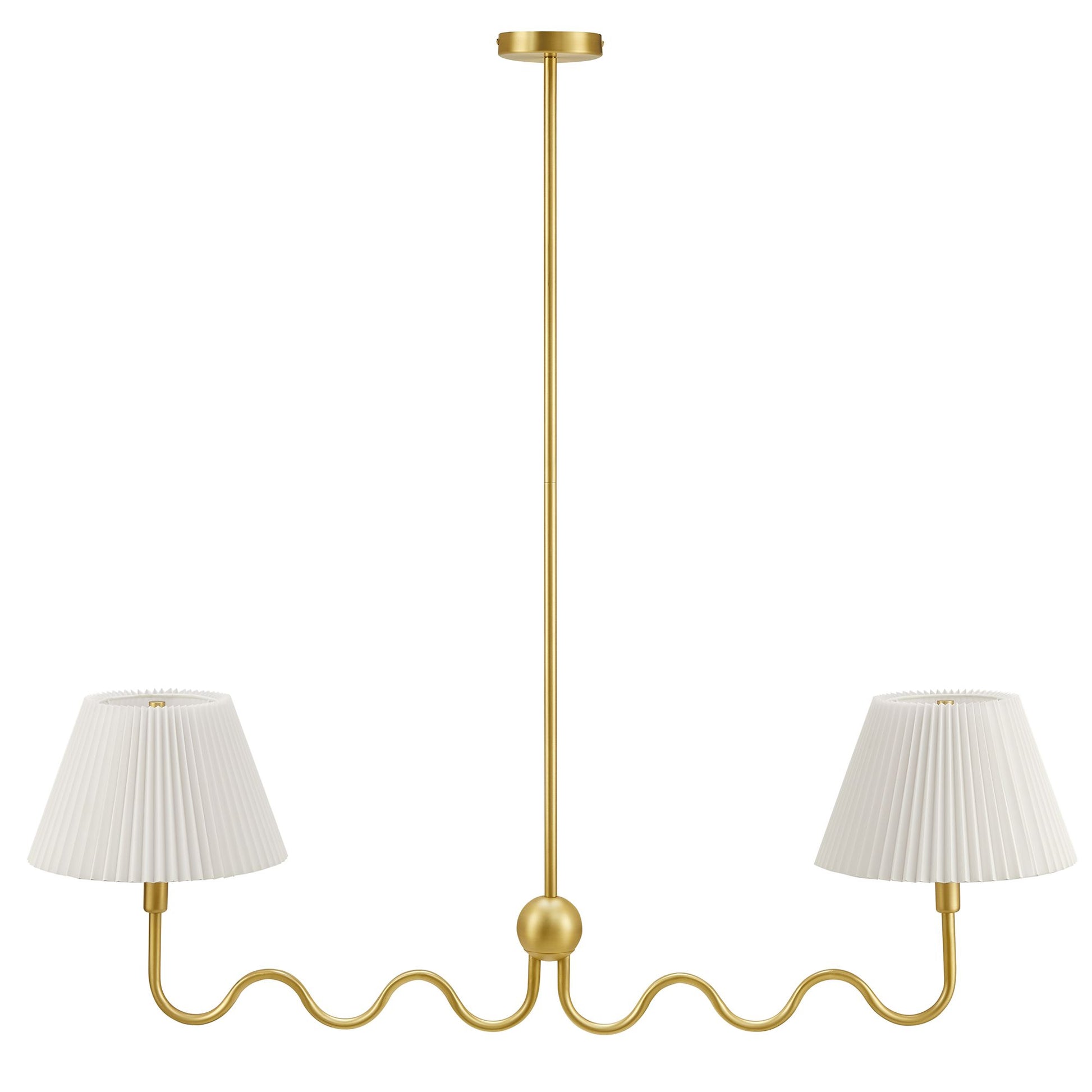 Wave Squiggle 2-Arm Pendant Light by Modway - Best Buy Furniture