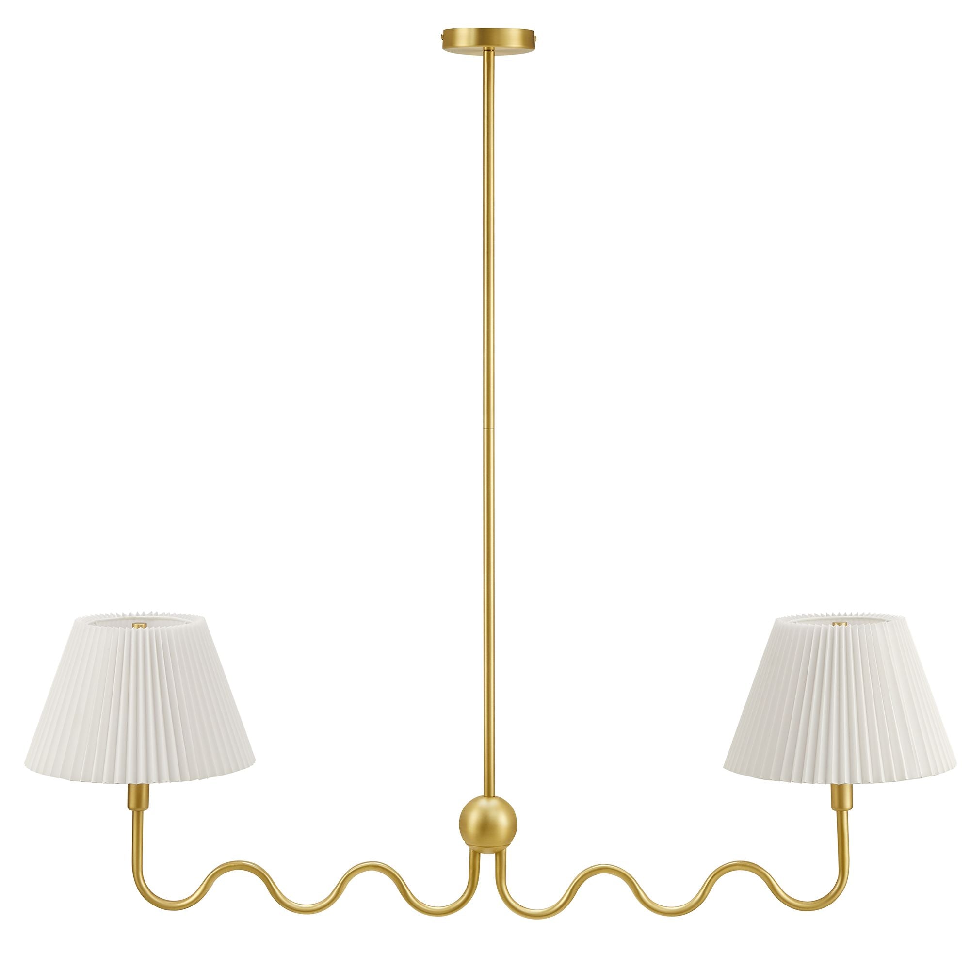 Wave Squiggle 2-Arm Pendant Light by Modway - Best Buy Furniture