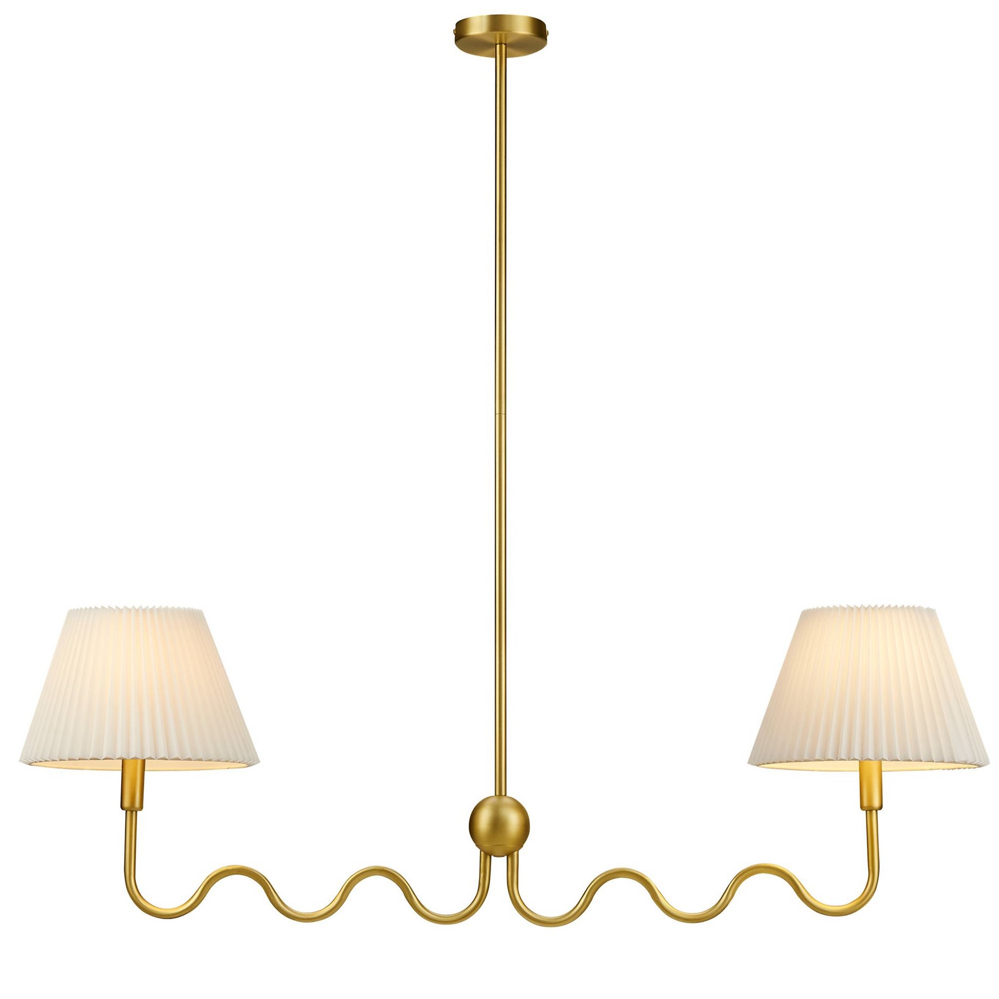 Wave Squiggle 2-Arm Pendant Light by Modway - Best Buy Furniture