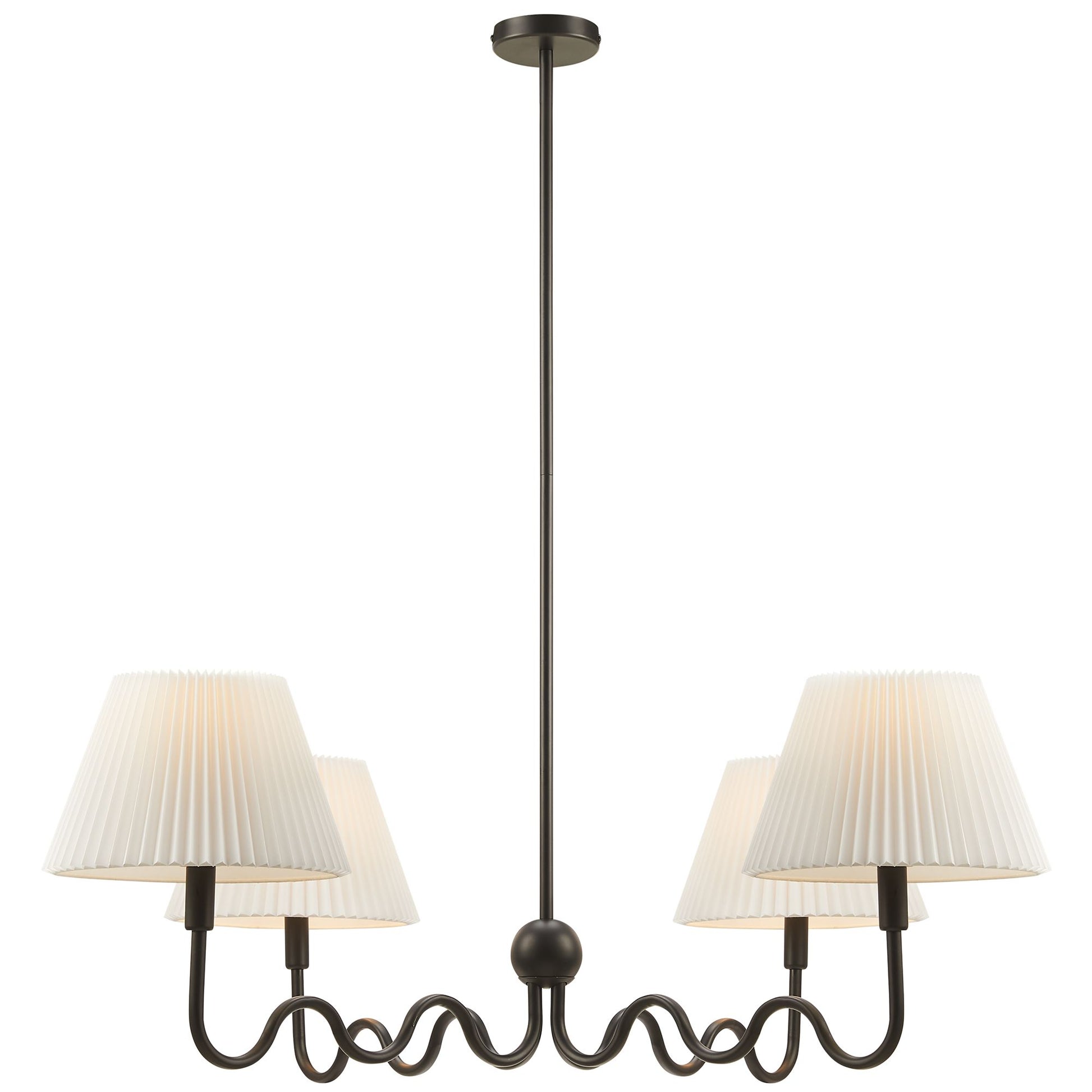 Wave Squiggle 4-Arm Pendant Light by Modway - Best Buy Furniture