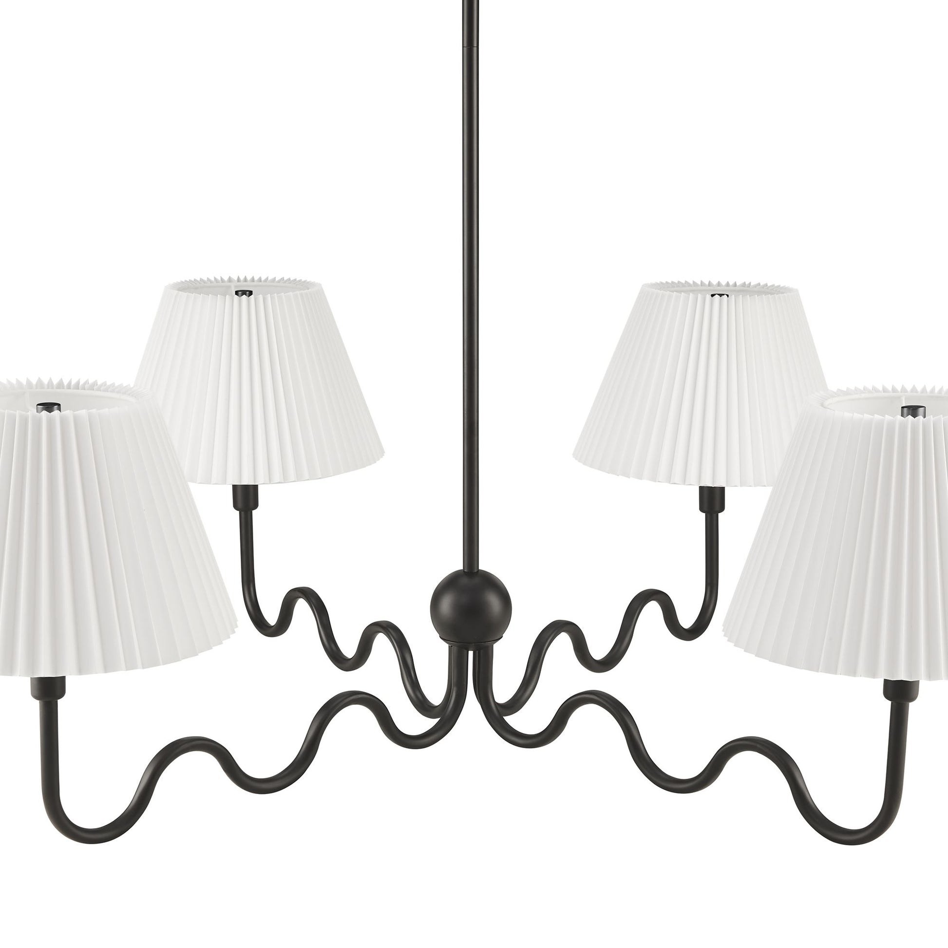 Wave Squiggle 4-Arm Pendant Light by Modway - Best Buy Furniture
