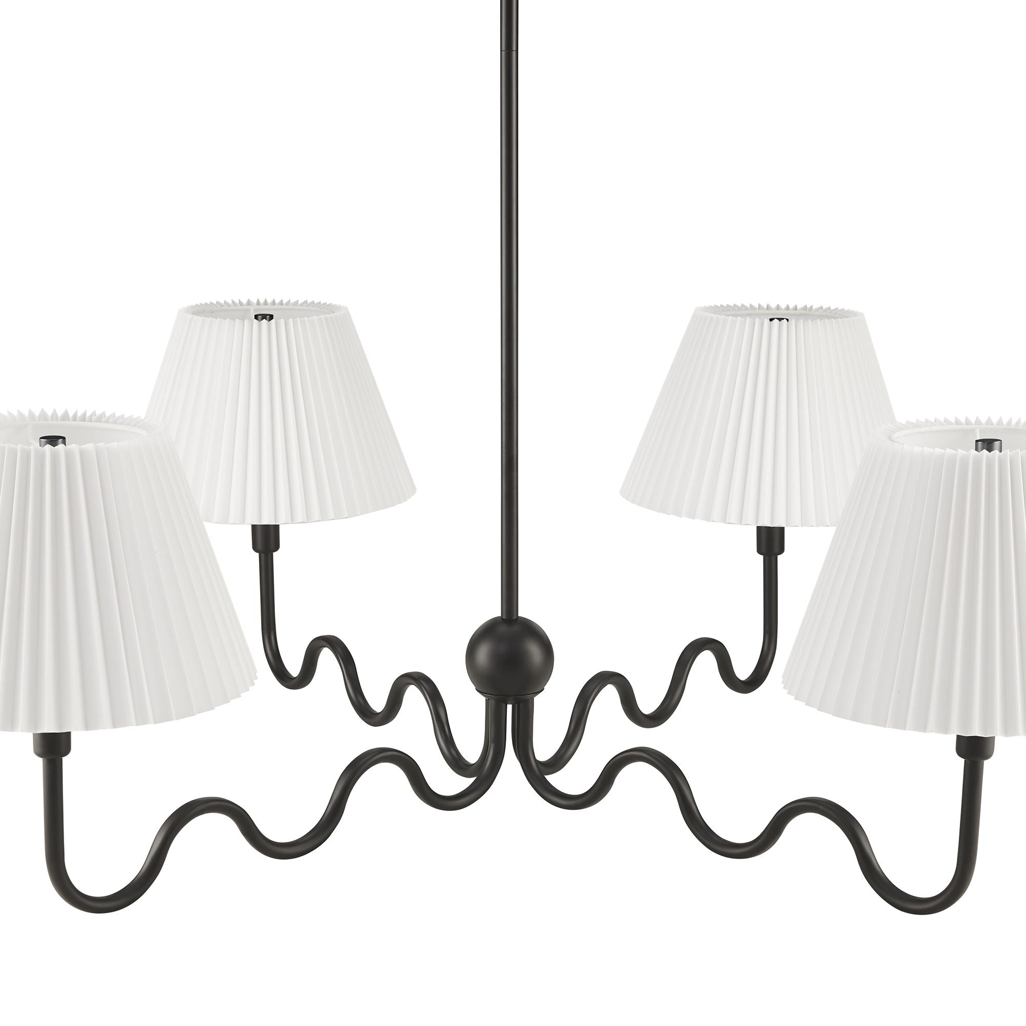 Wave Squiggle 4-Arm Pendant Light by Modway - Best Buy Furniture