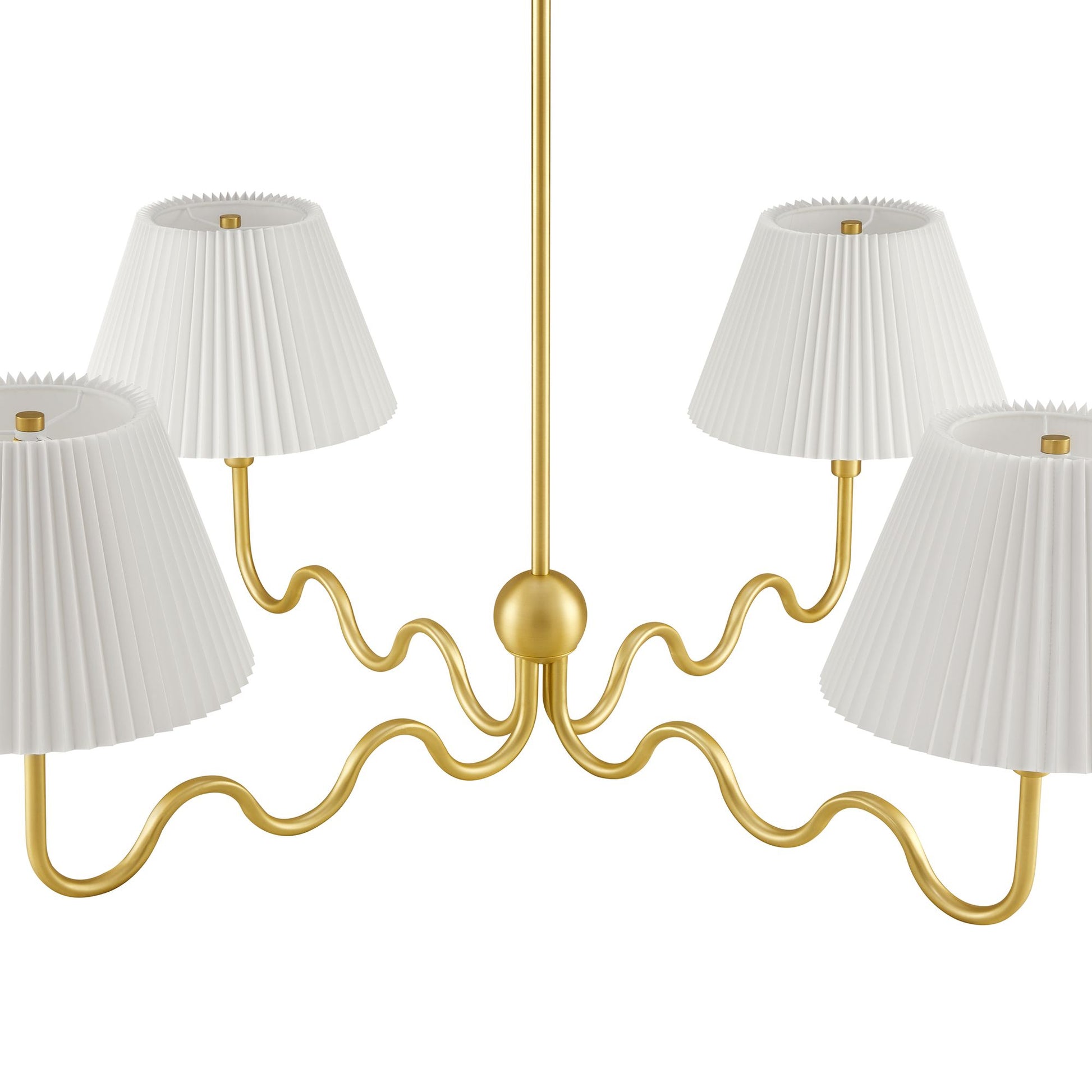 Wave Squiggle 4-Arm Pendant Light by Modway - Best Buy Furniture