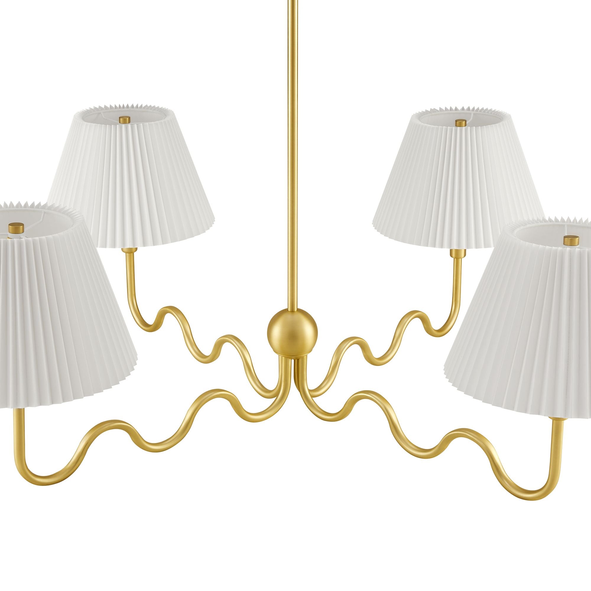 Wave Squiggle 4-Arm Pendant Light by Modway - Best Buy Furniture