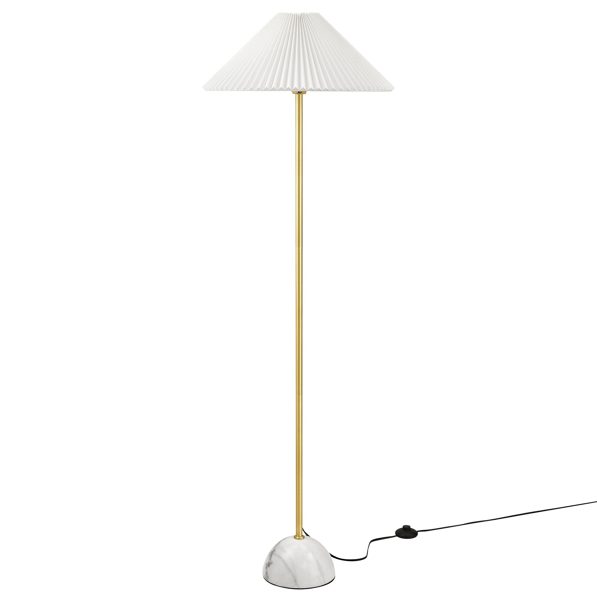 Illusion Marble Dome Floor Lamp by Modway - Best Buy Furniture