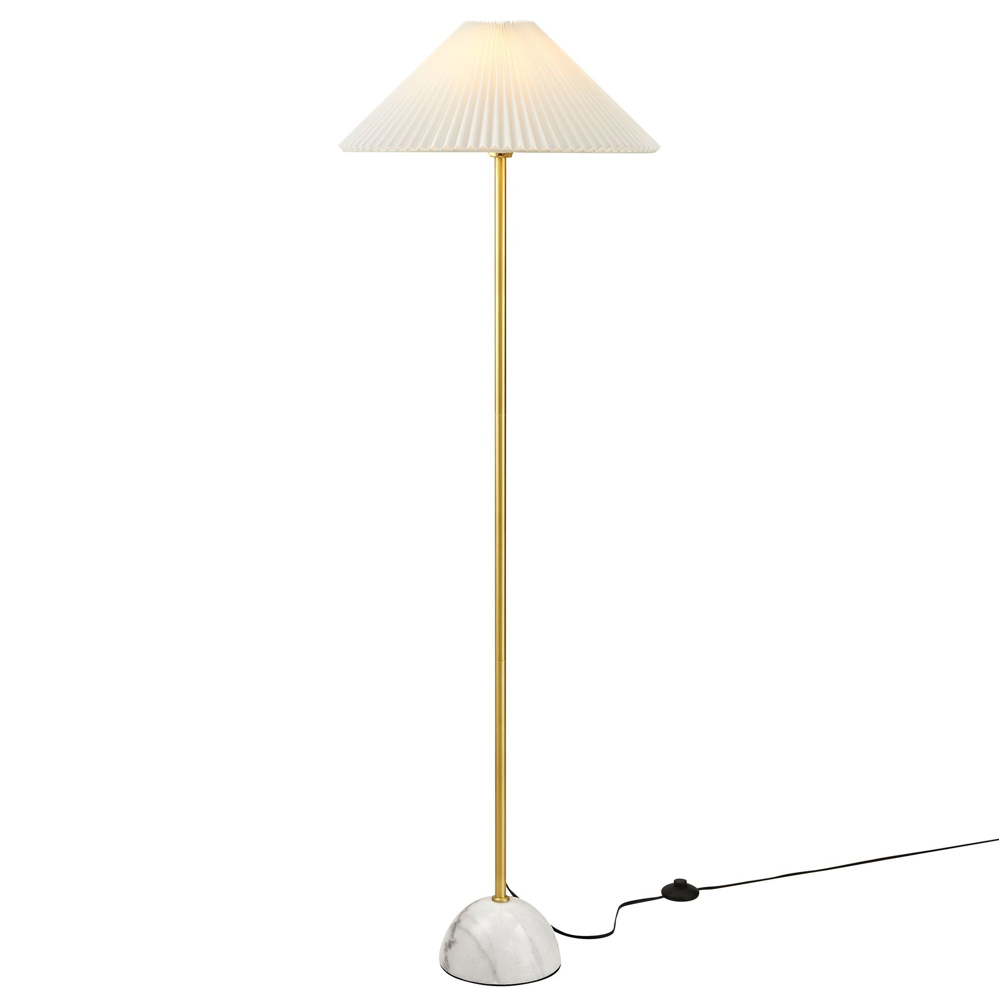 Illusion Marble Dome Floor Lamp by Modway - Best Buy Furniture