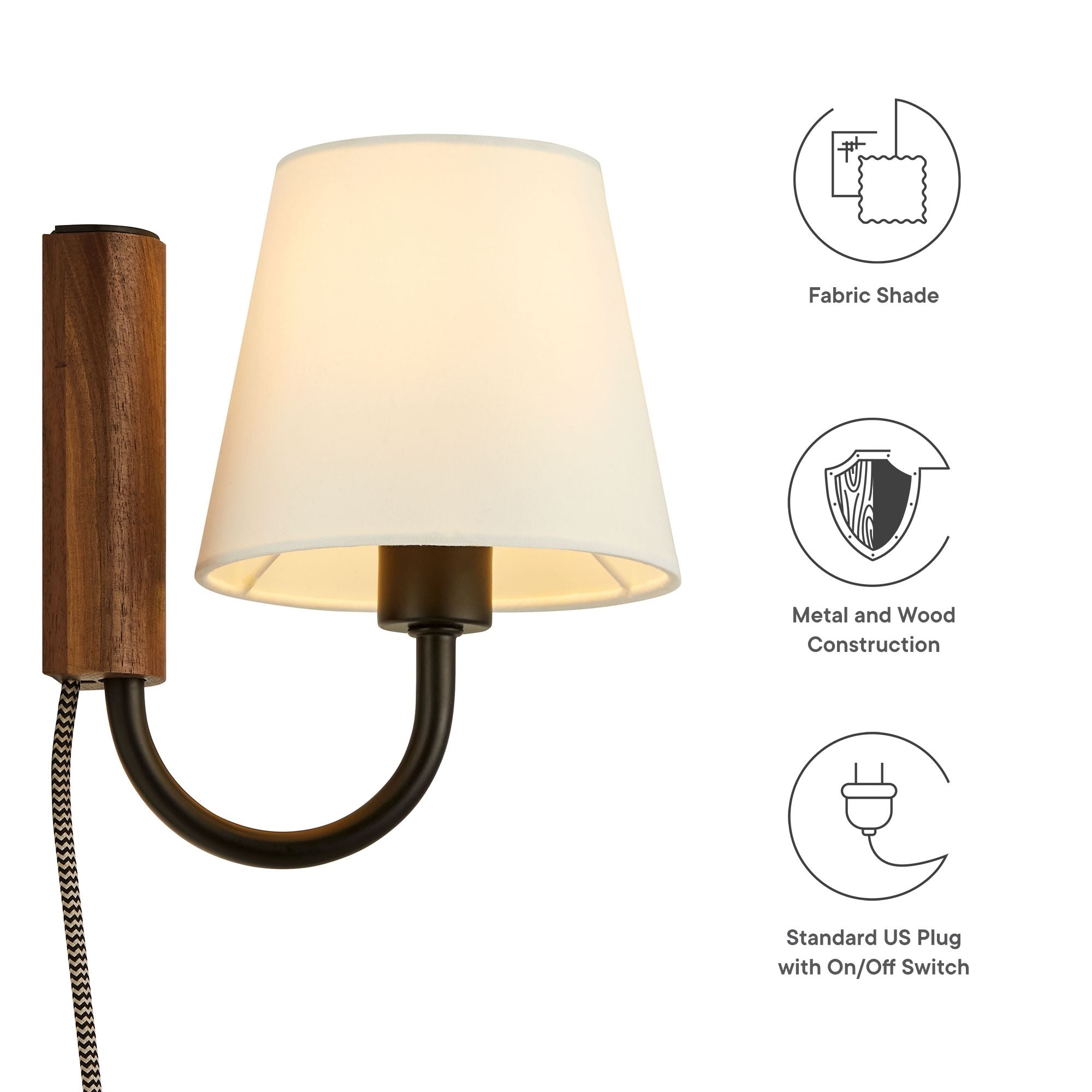 Sunlit Swivel Wall Sconce by Modway - Best Buy Furniture
