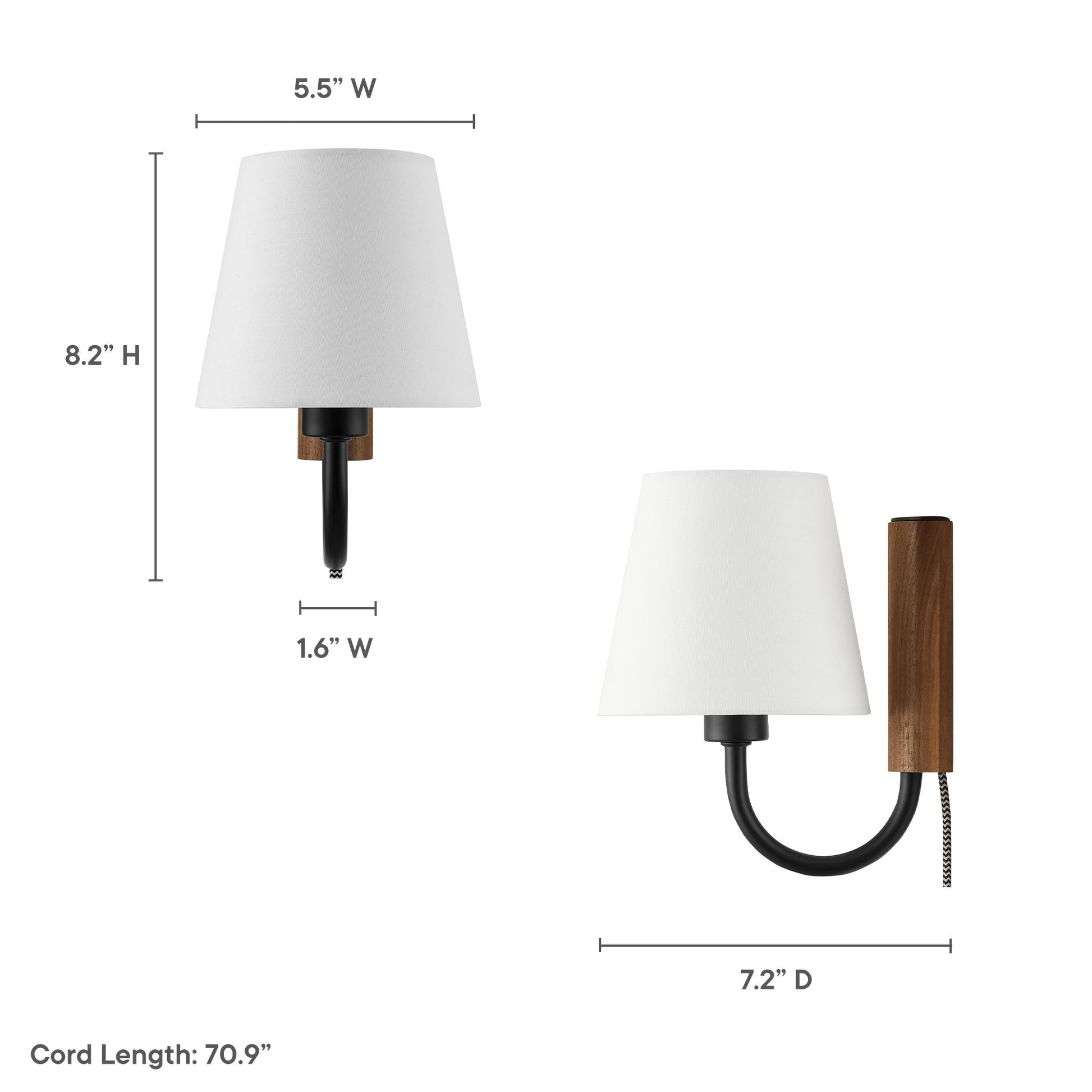 Sunlit Swivel Wall Sconce by Modway - Best Buy Furniture
