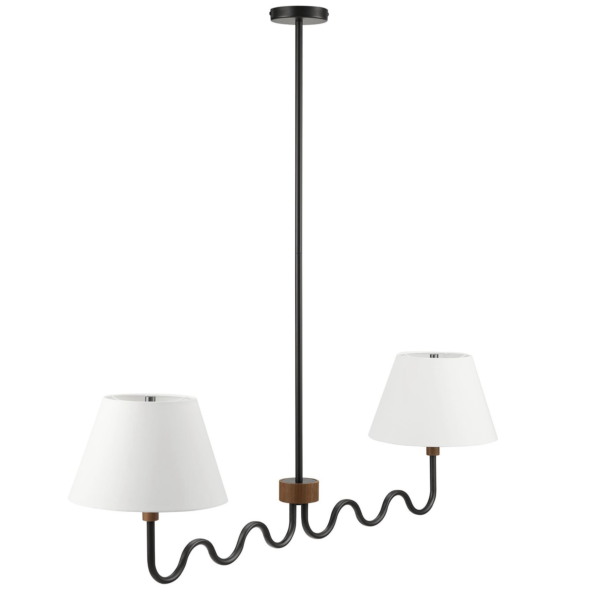 Sunlit Squiggle 2-Arm Pendant Light by Modway - Best Buy Furniture