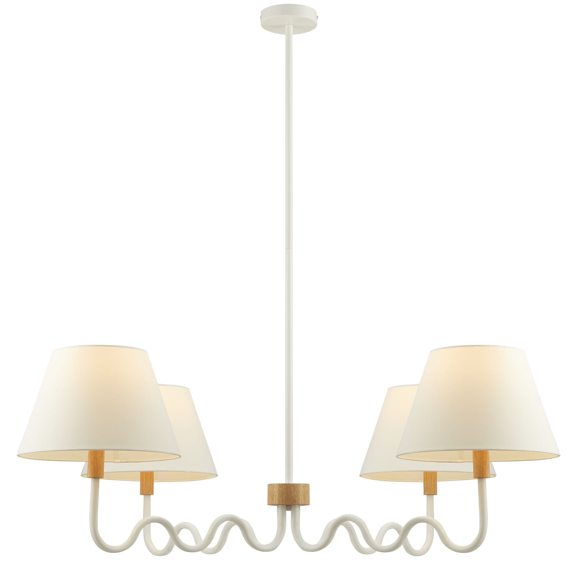 Sunlit Squiggle 4-Arm Pendant Light by Modway - Best Buy Furniture