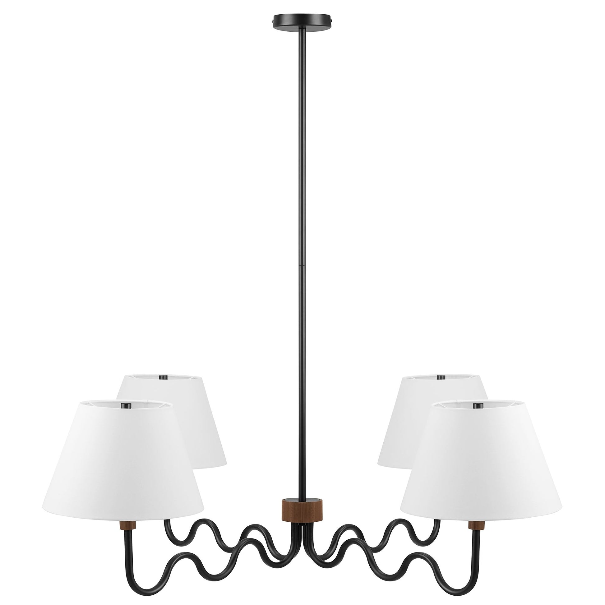 Sunlit Squiggle 4-Arm Pendant Light by Modway - Best Buy Furniture