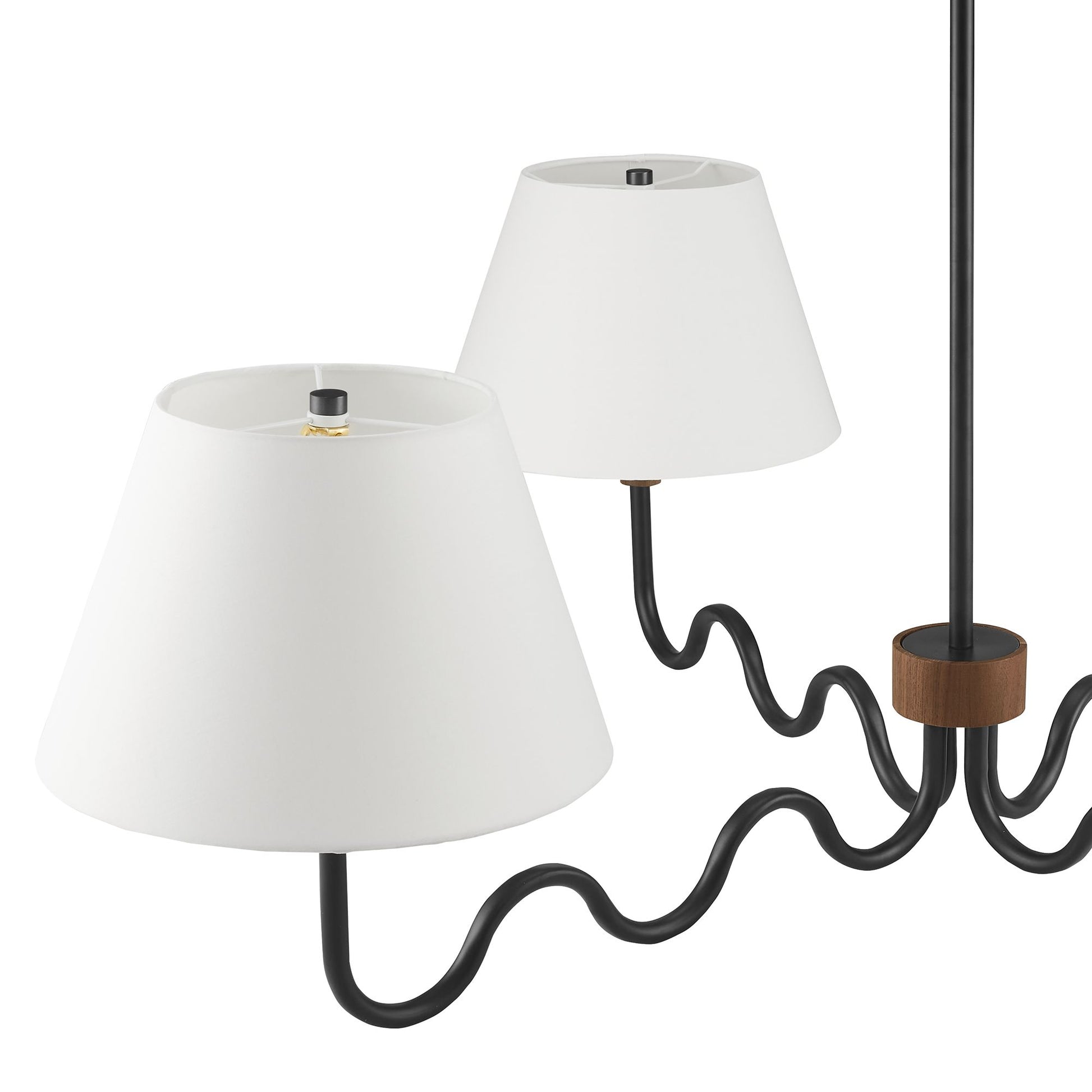 Sunlit Squiggle 4-Arm Pendant Light by Modway - Best Buy Furniture