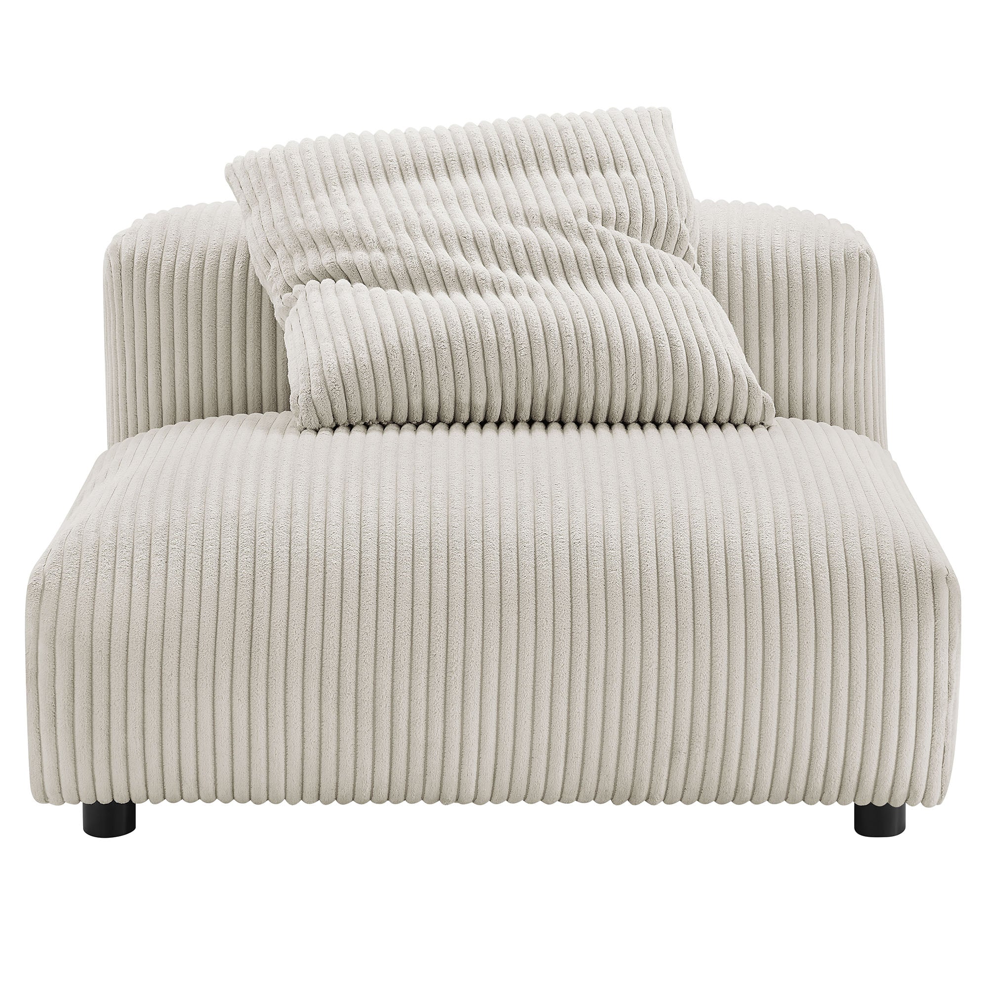 Solace Modular Corduroy Upholstered Armless Chair by Modway - Best Buy Furniture