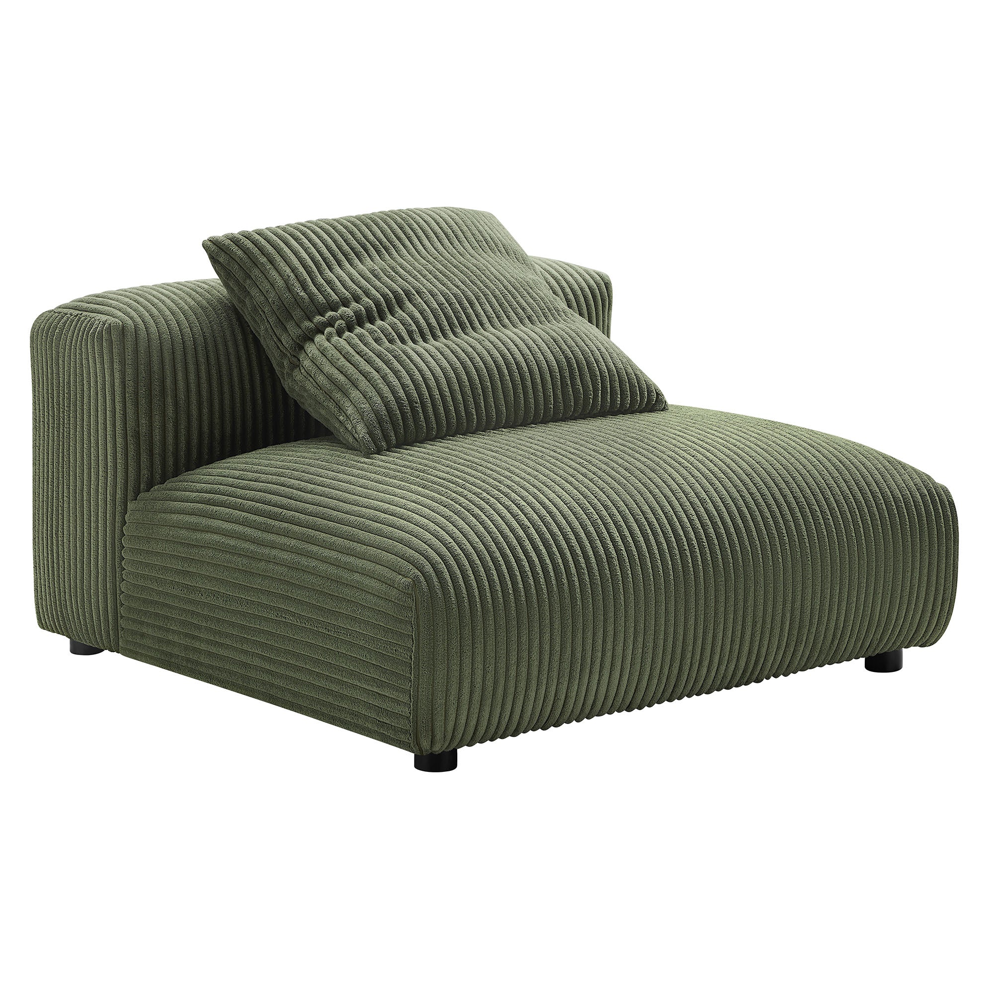 Solace 3-Piece Modular Corduroy Upholstered Sofa by Modway - Best Buy Furniture