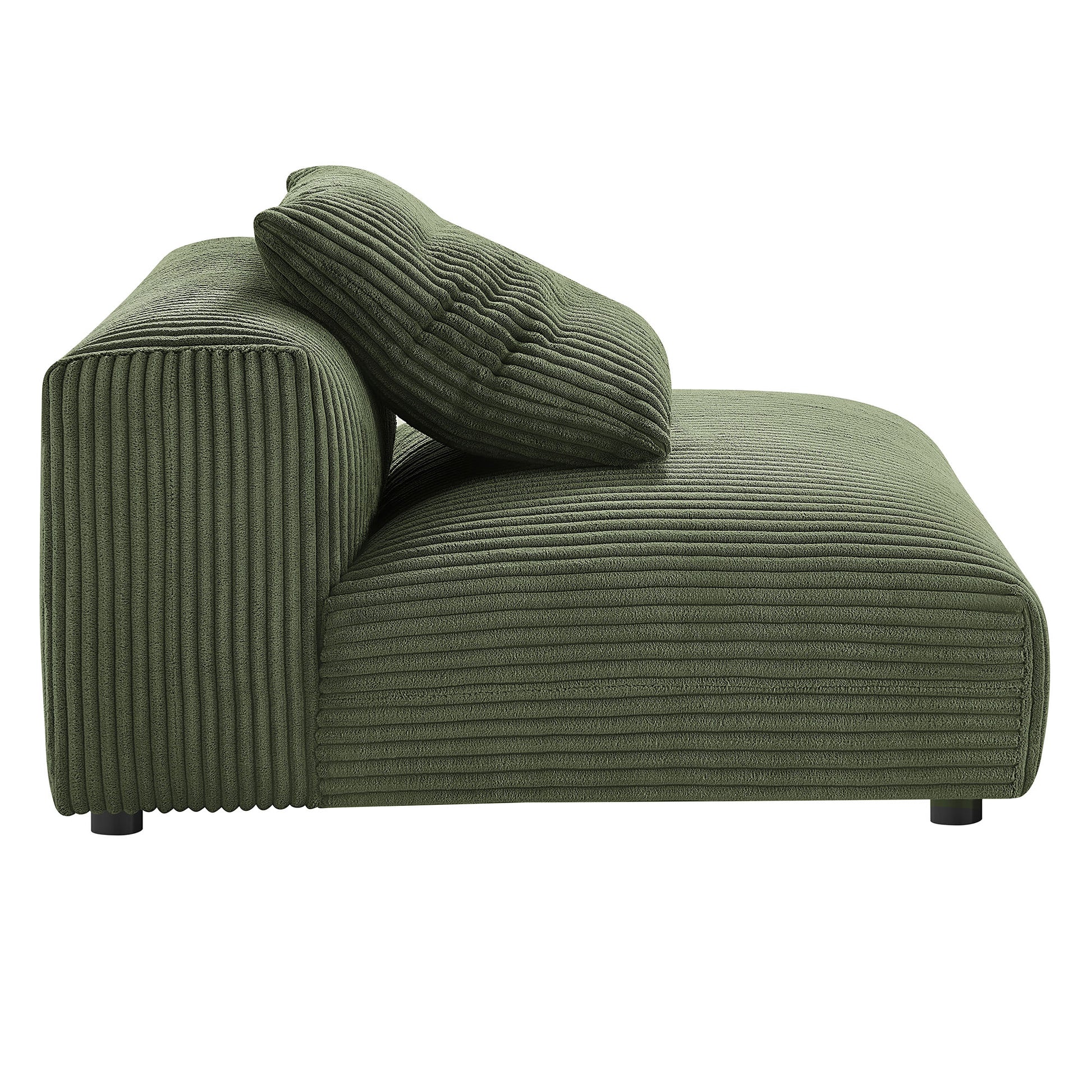 Solace 4-Piece Modular Corduroy Upholstered Sectional Sofa by Modway - Best Buy Furniture