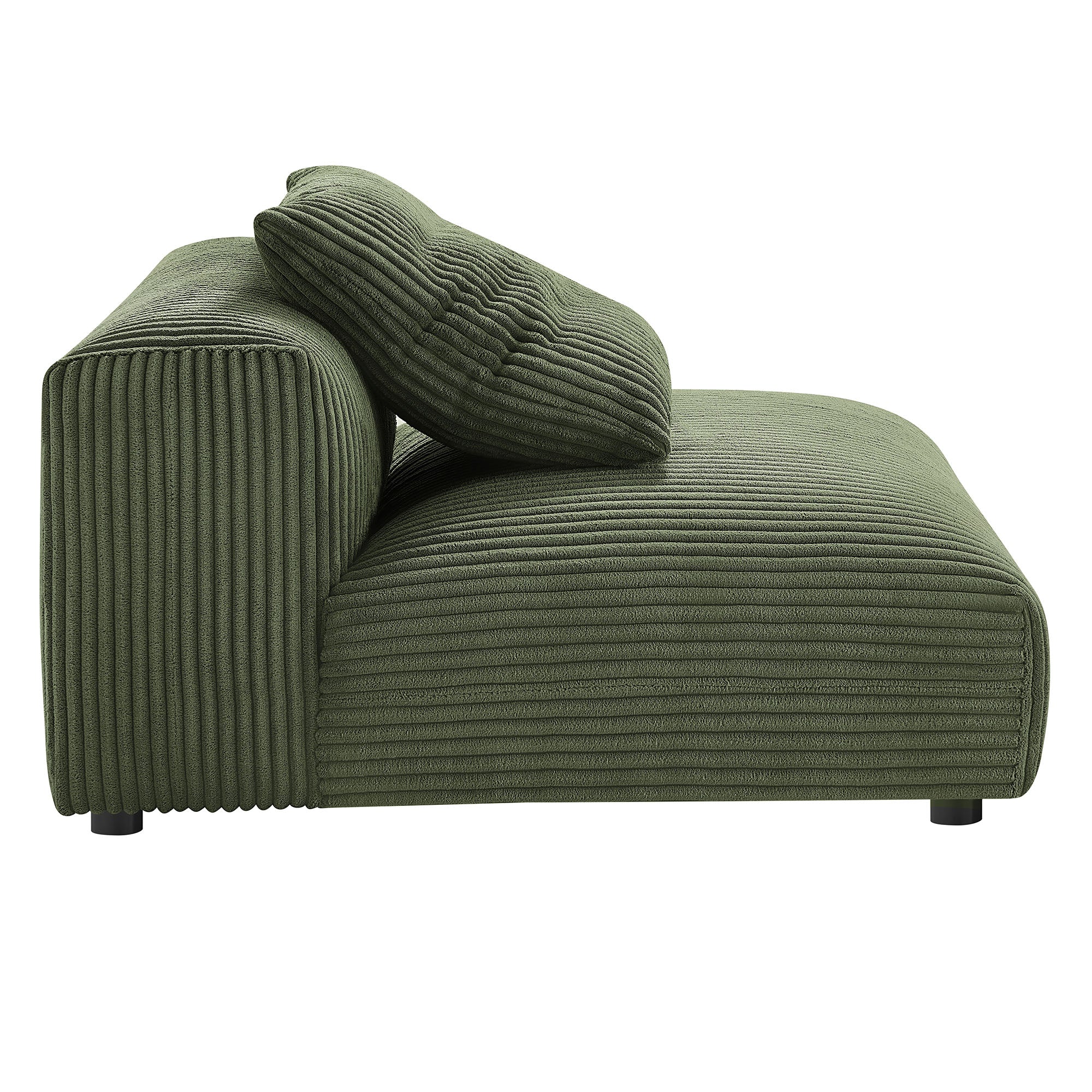 Solace 4-Piece Modular Corduroy Upholstered Sectional Sofa by Modway - Best Buy Furniture
