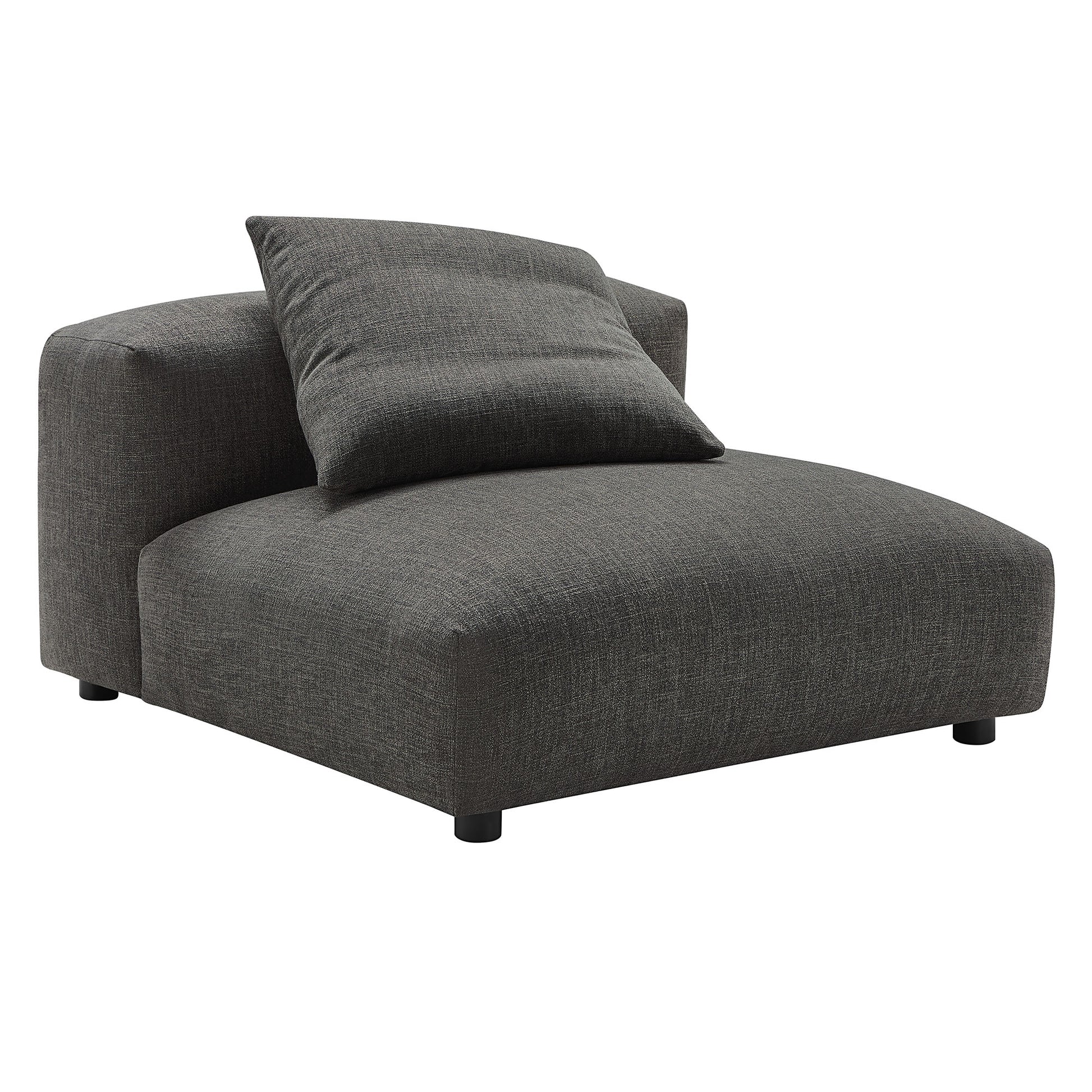 Solace Modular Upholstered Fabric Armless Chair by Modway - Best Buy Furniture
