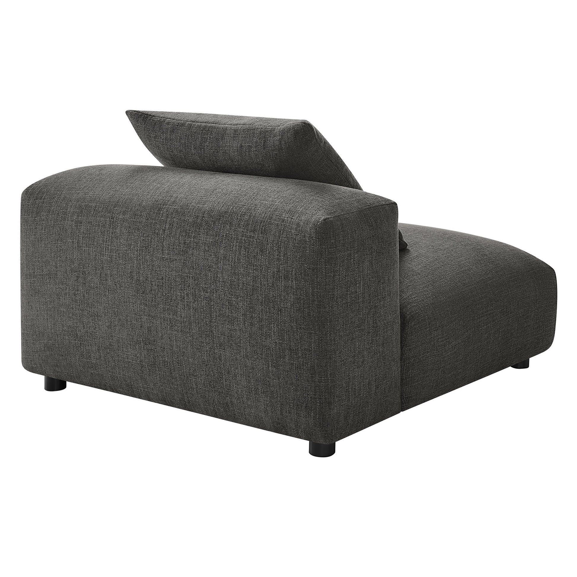 Solace Modular Upholstered Fabric Armless Chair by Modway - Best Buy Furniture
