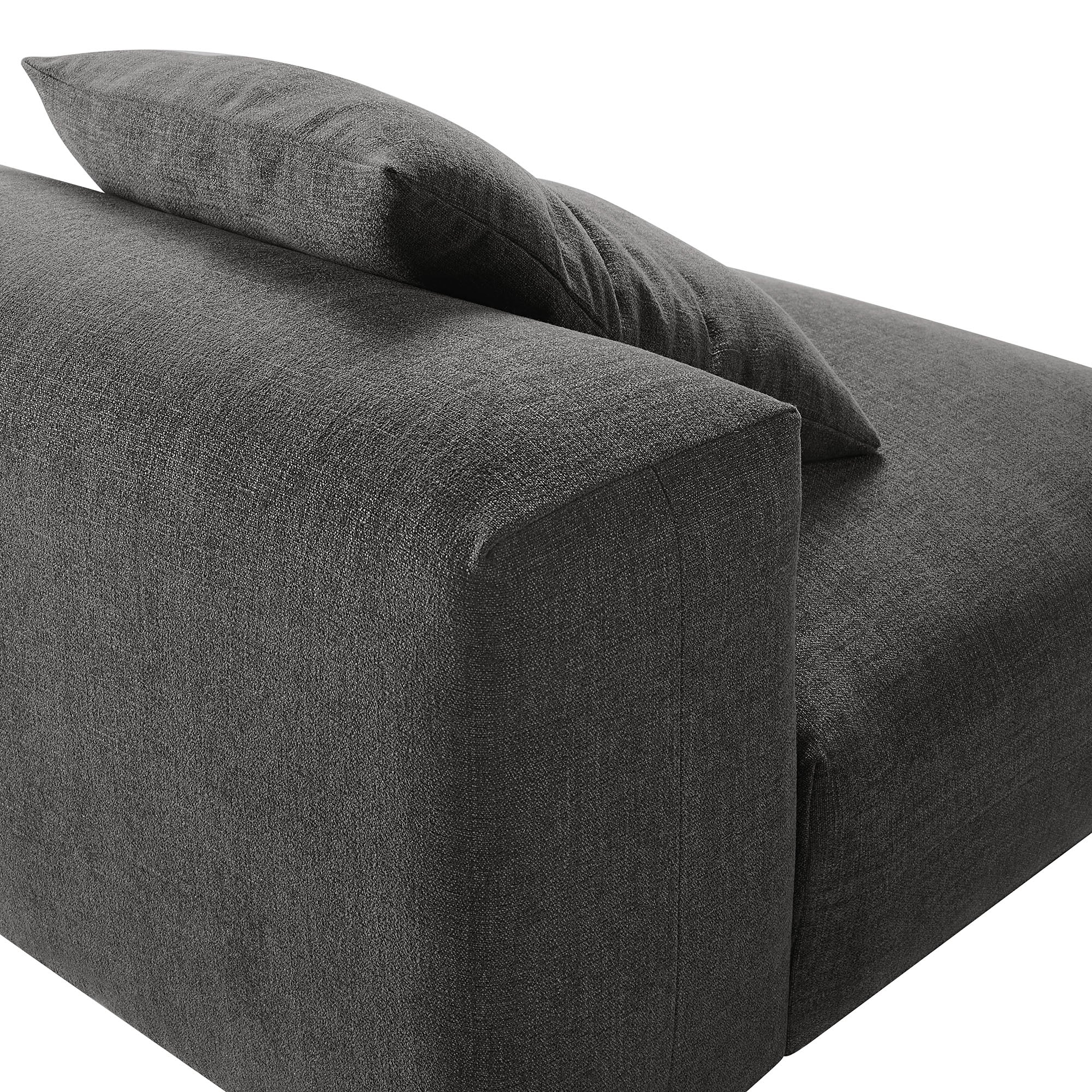Solace Modular Upholstered Fabric Armless Chair by Modway - Best Buy Furniture