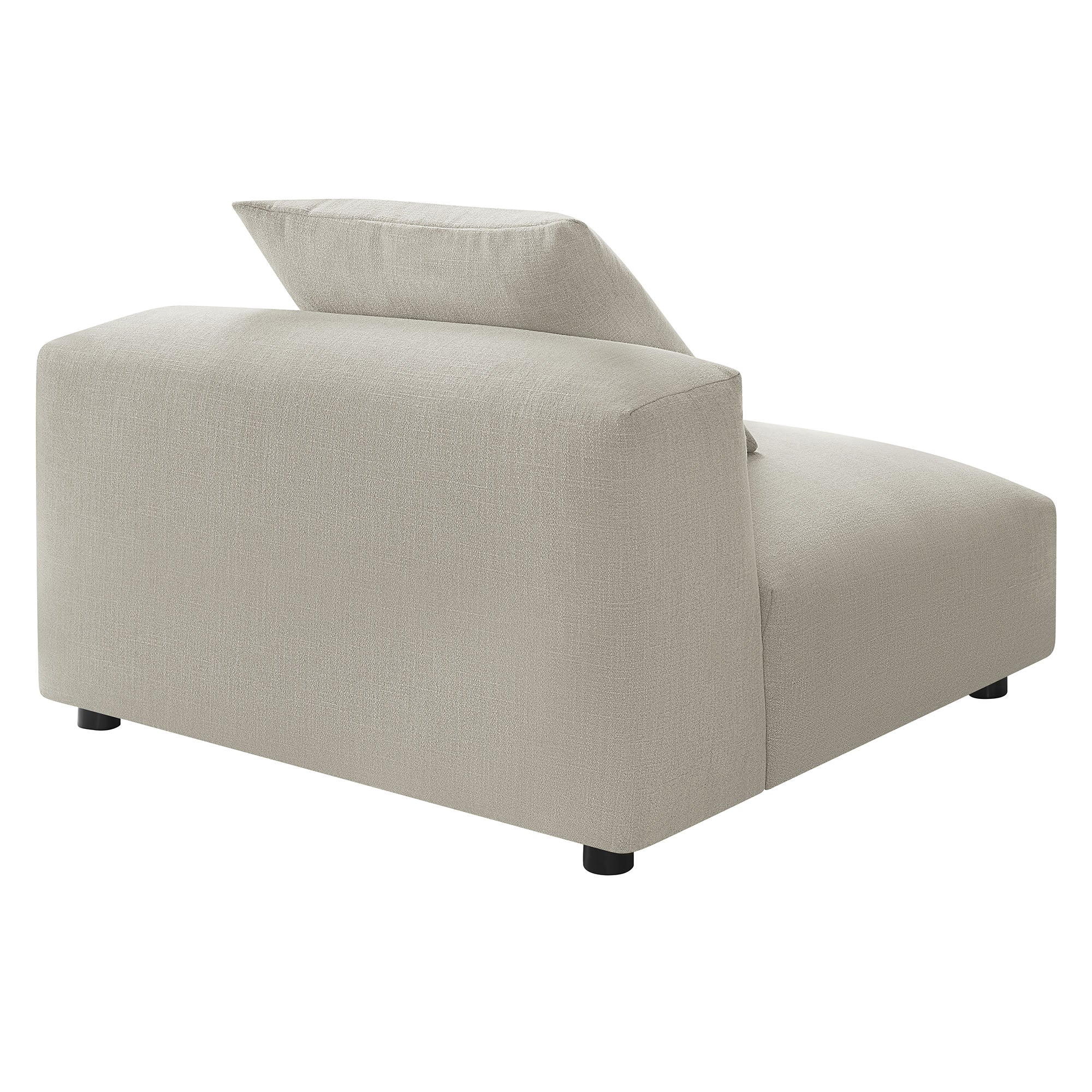 Solace Modular Upholstered Fabric Armless Chair by Modway - Best Buy Furniture