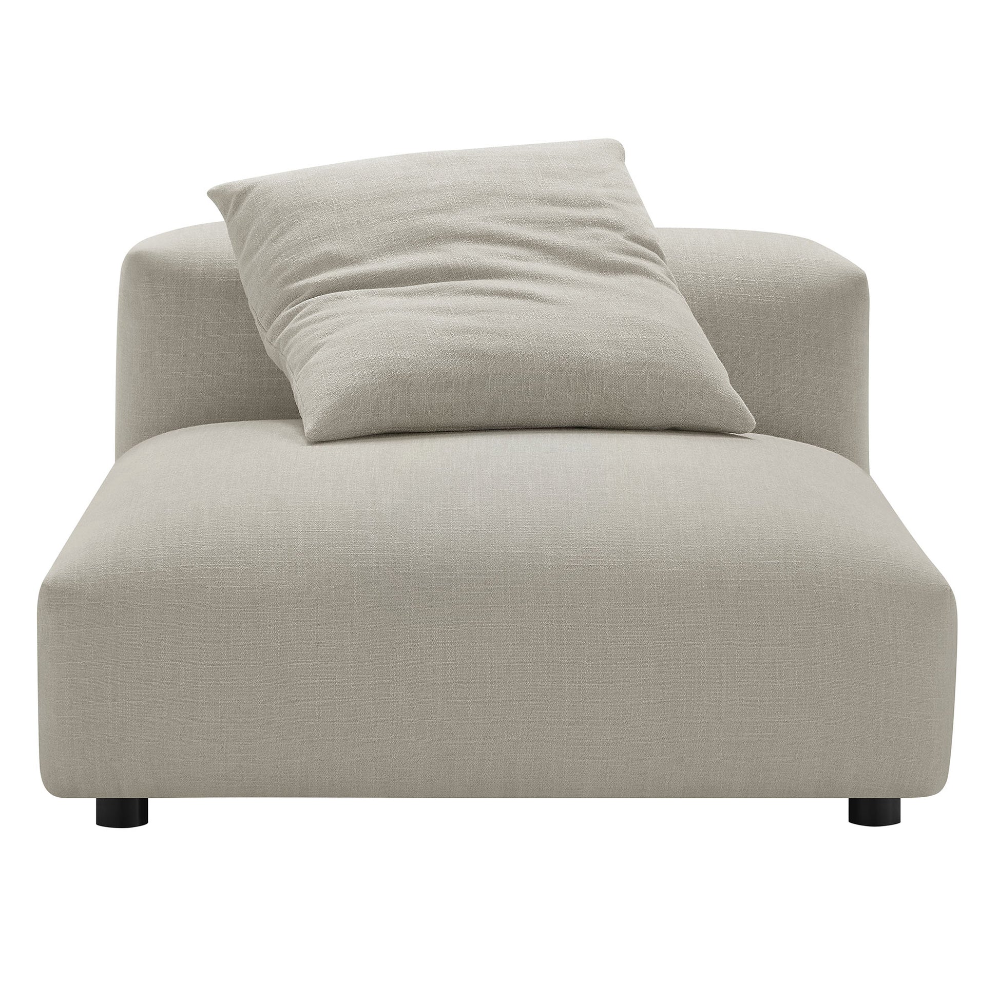 Solace Modular Upholstered Fabric Armless Chair by Modway - Best Buy Furniture