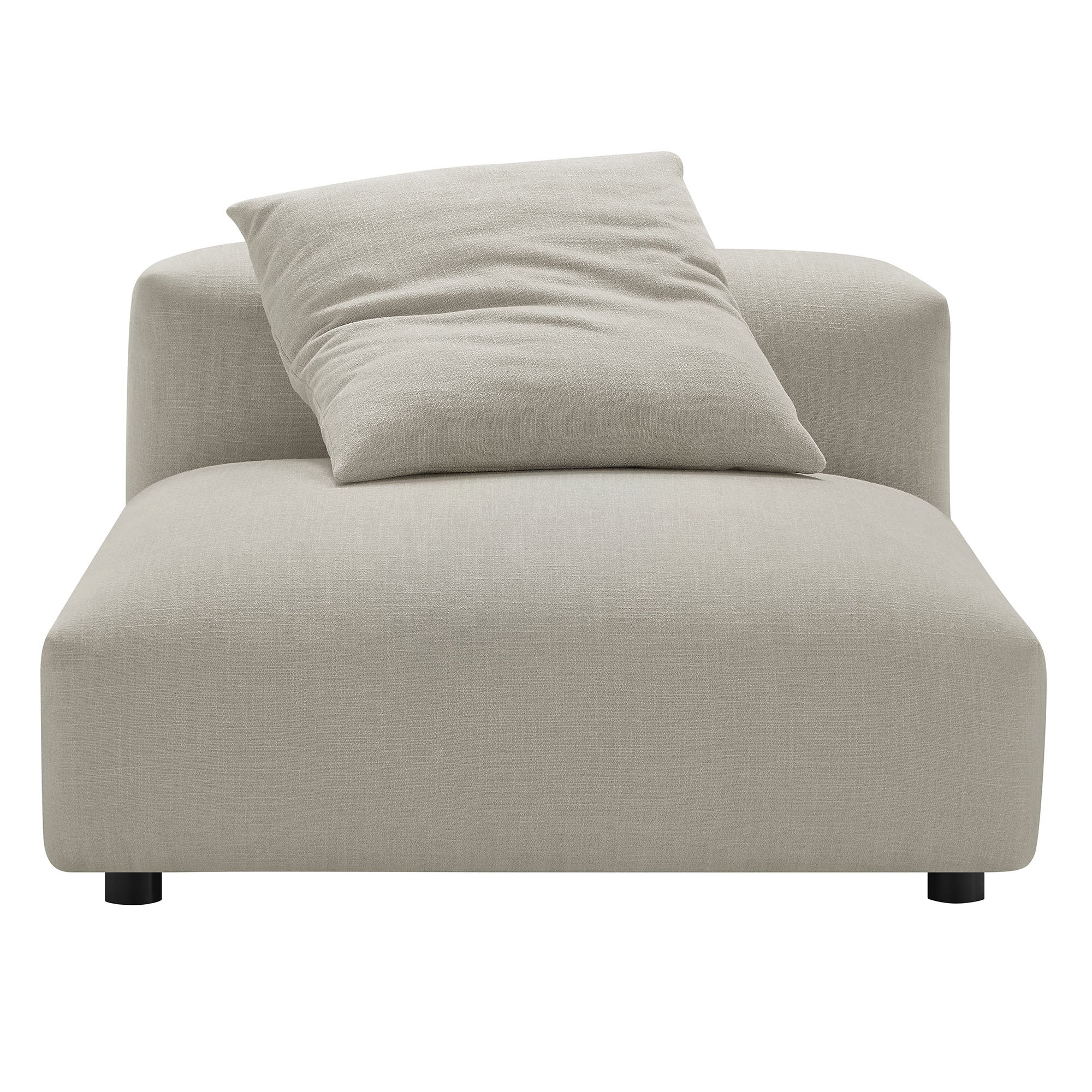 Solace Modular Upholstered Fabric Armless Chair by Modway - Best Buy Furniture